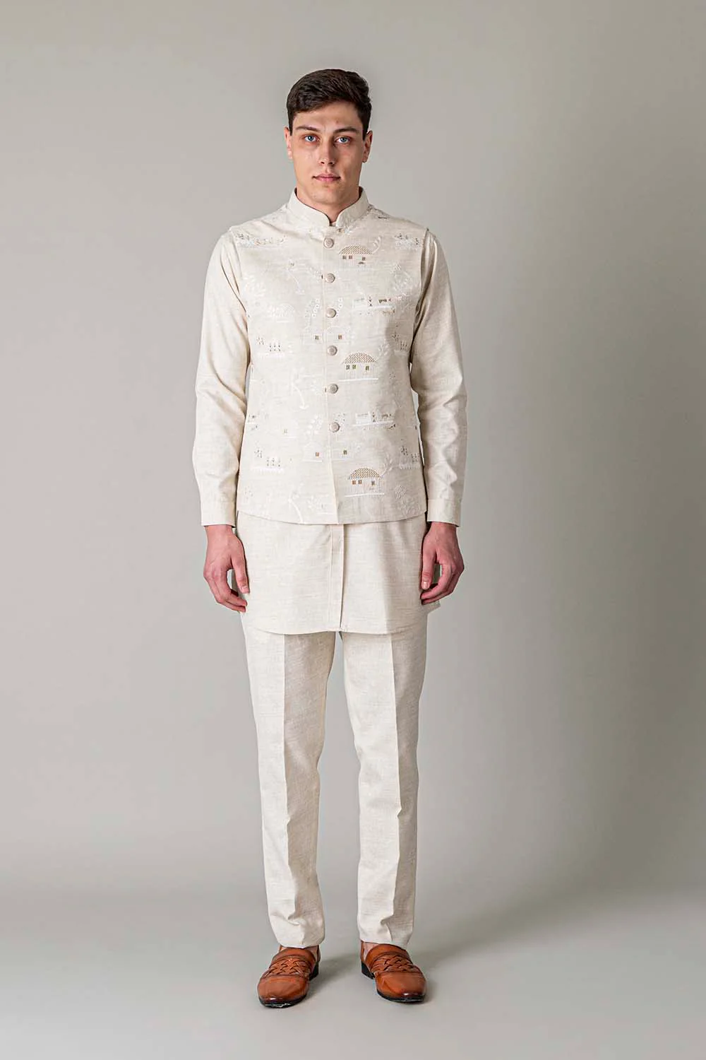 MLS KURTA JAWAHAR SET