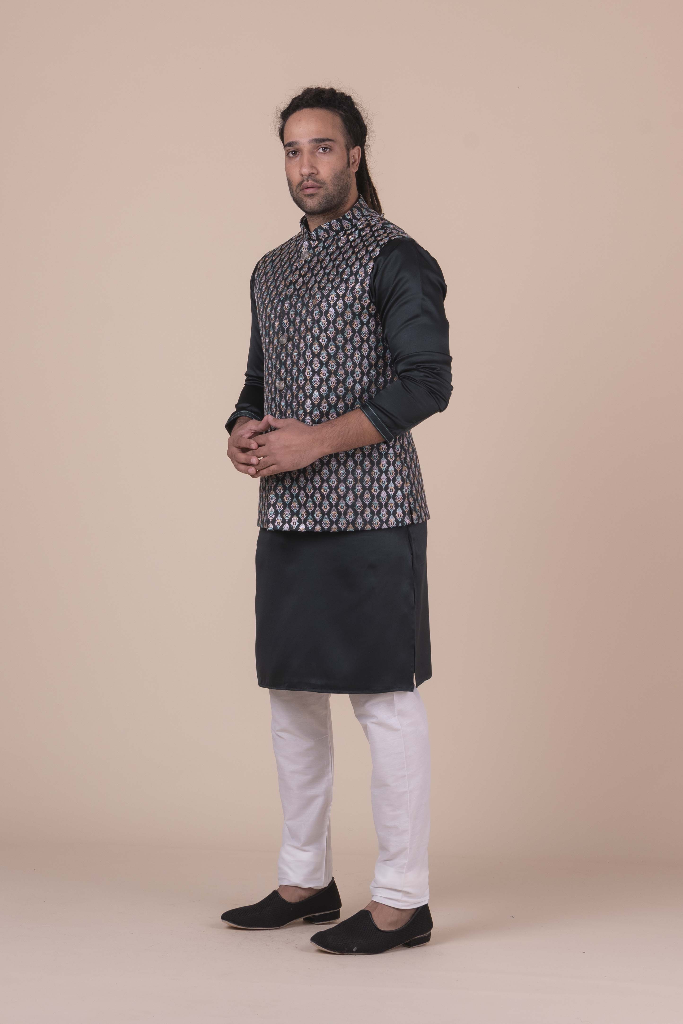 MLS KURTA JAWAHAR SET