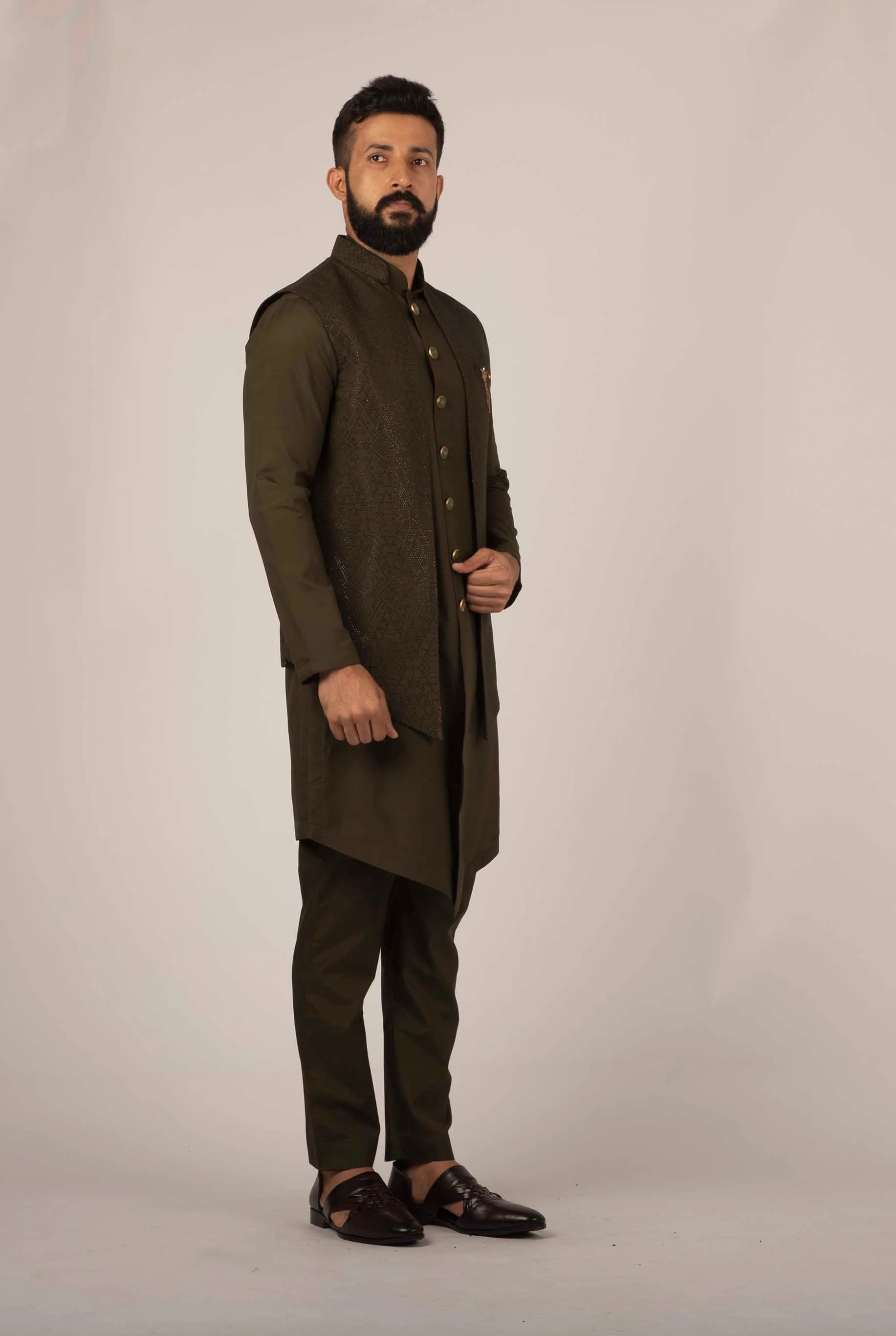 MLS KURTA JAWAHAR SET