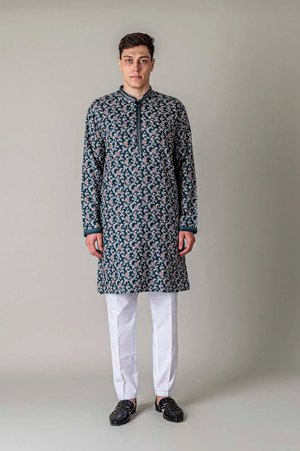 MLS PRINTED KURTA PAJAMA