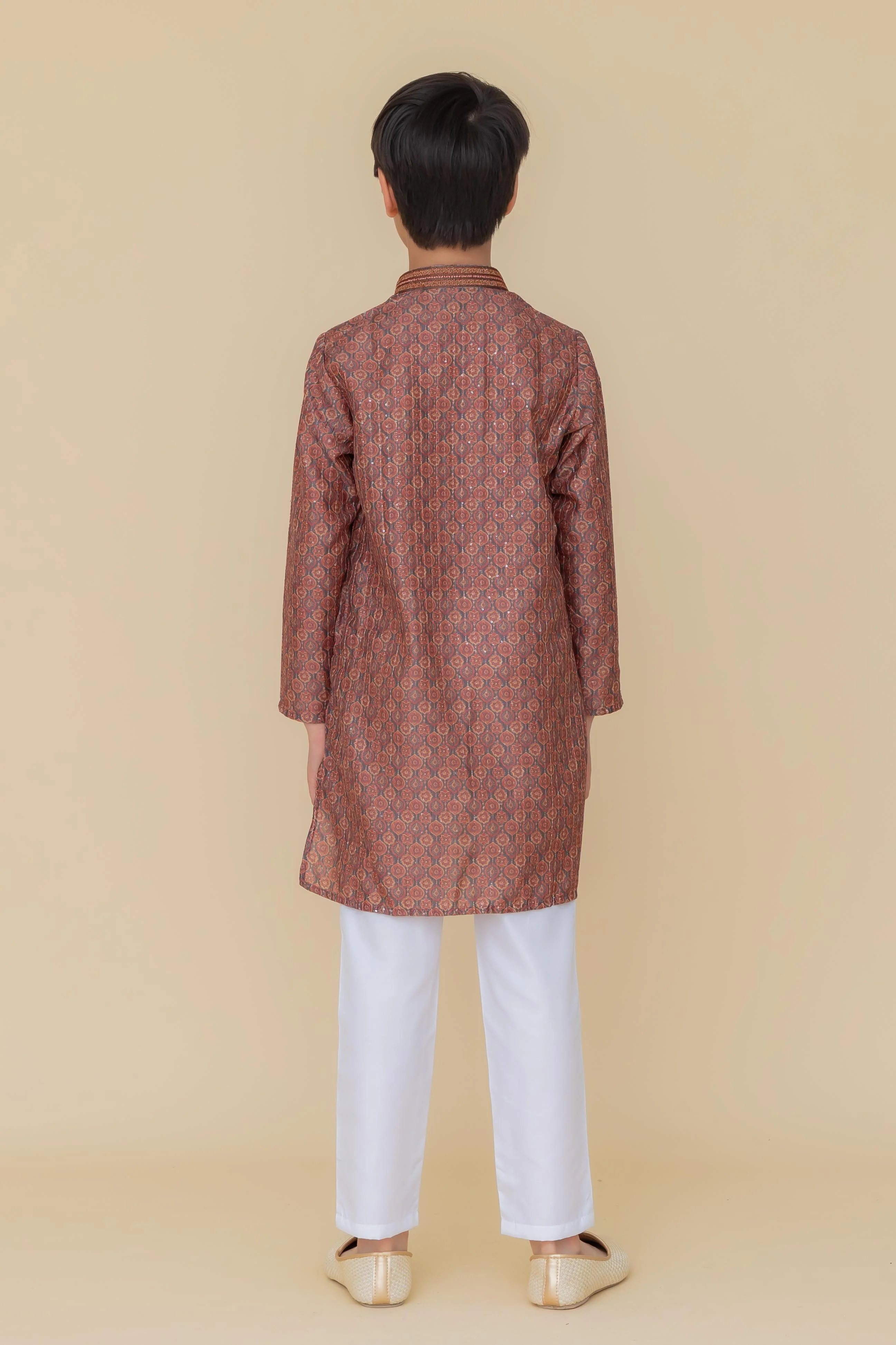 MLS KIDS PRINTED KURTA PAJAMA