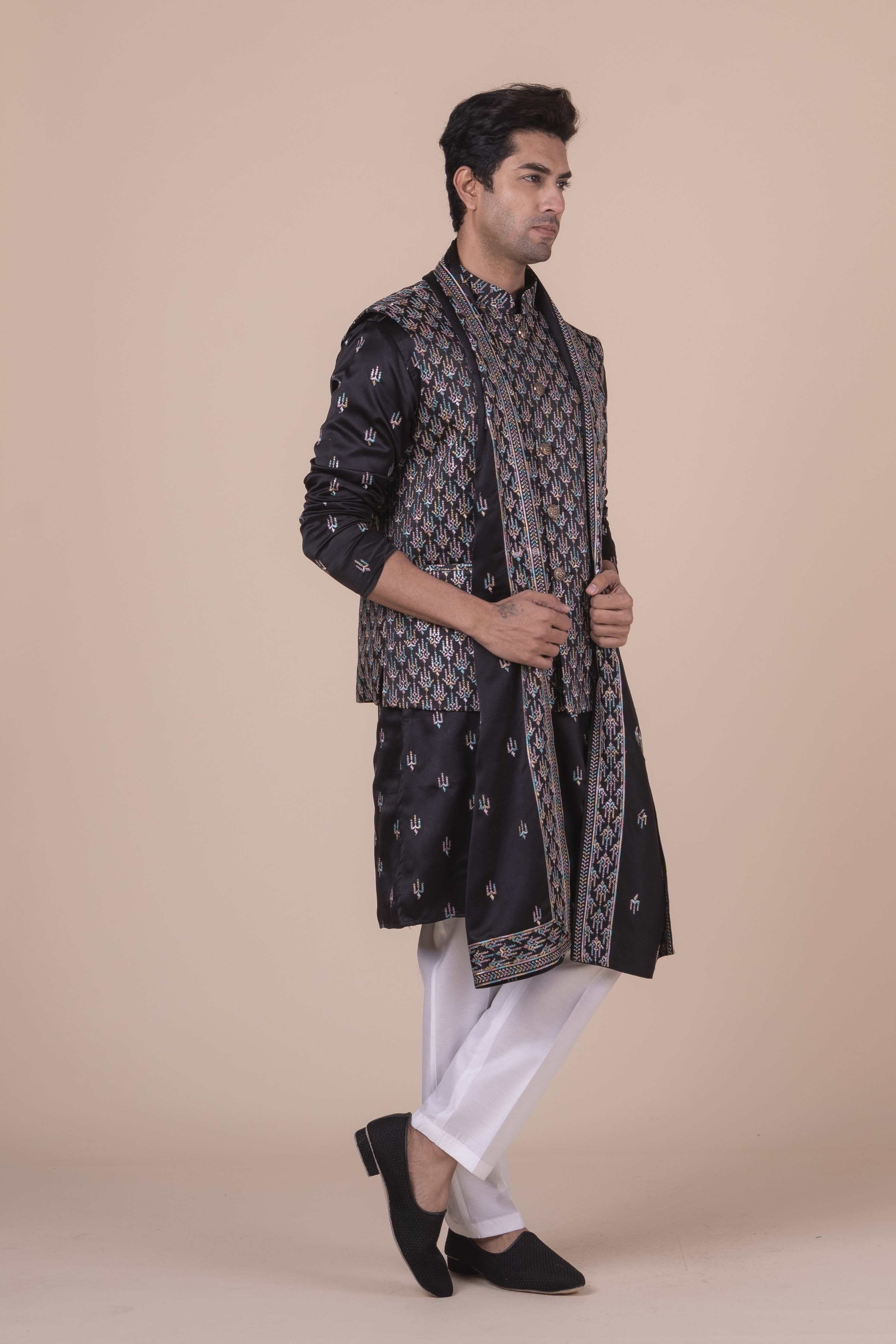 MLS KURTA JAWAHAR SET