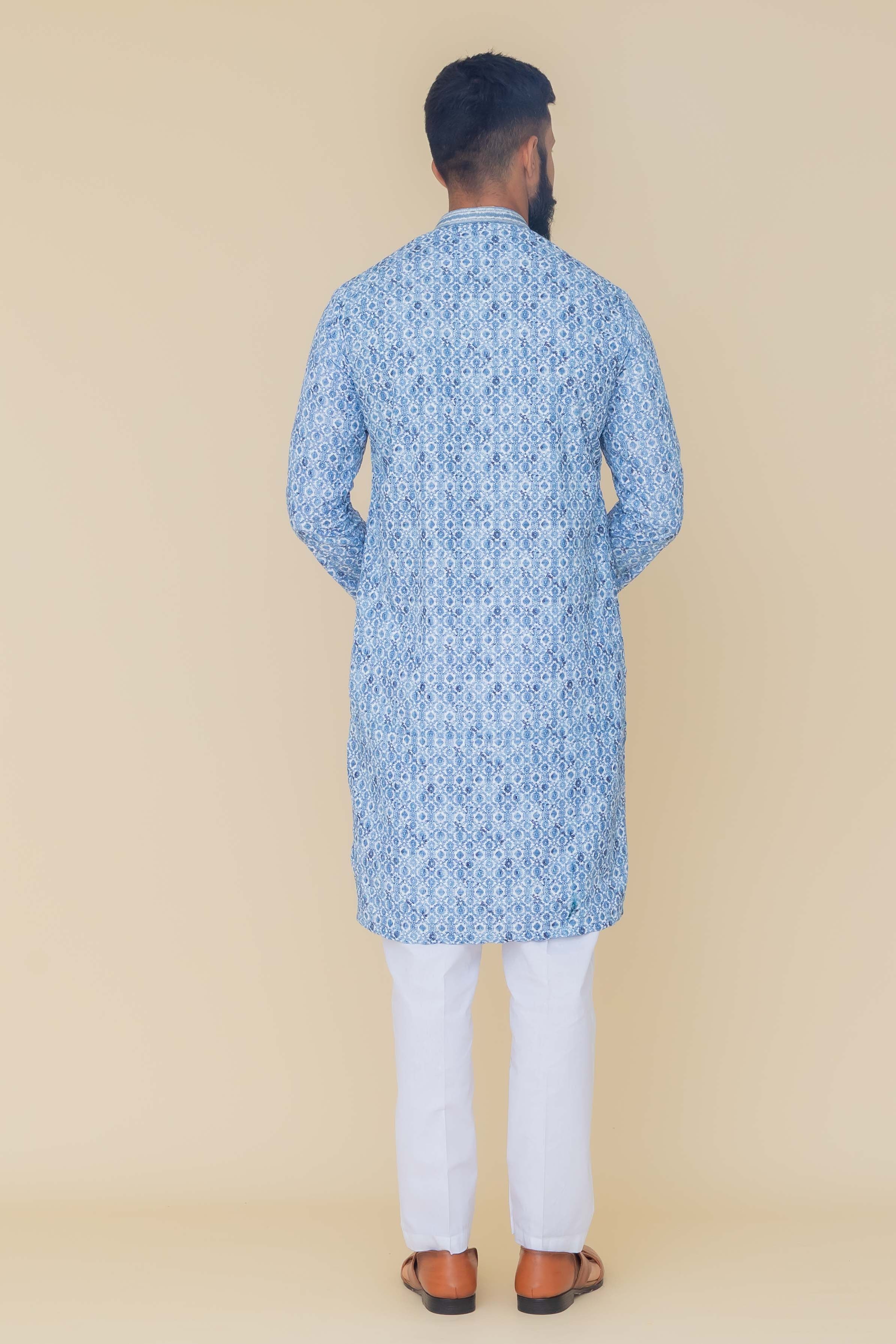 MLS PRINTED KURTA PAJAMA
