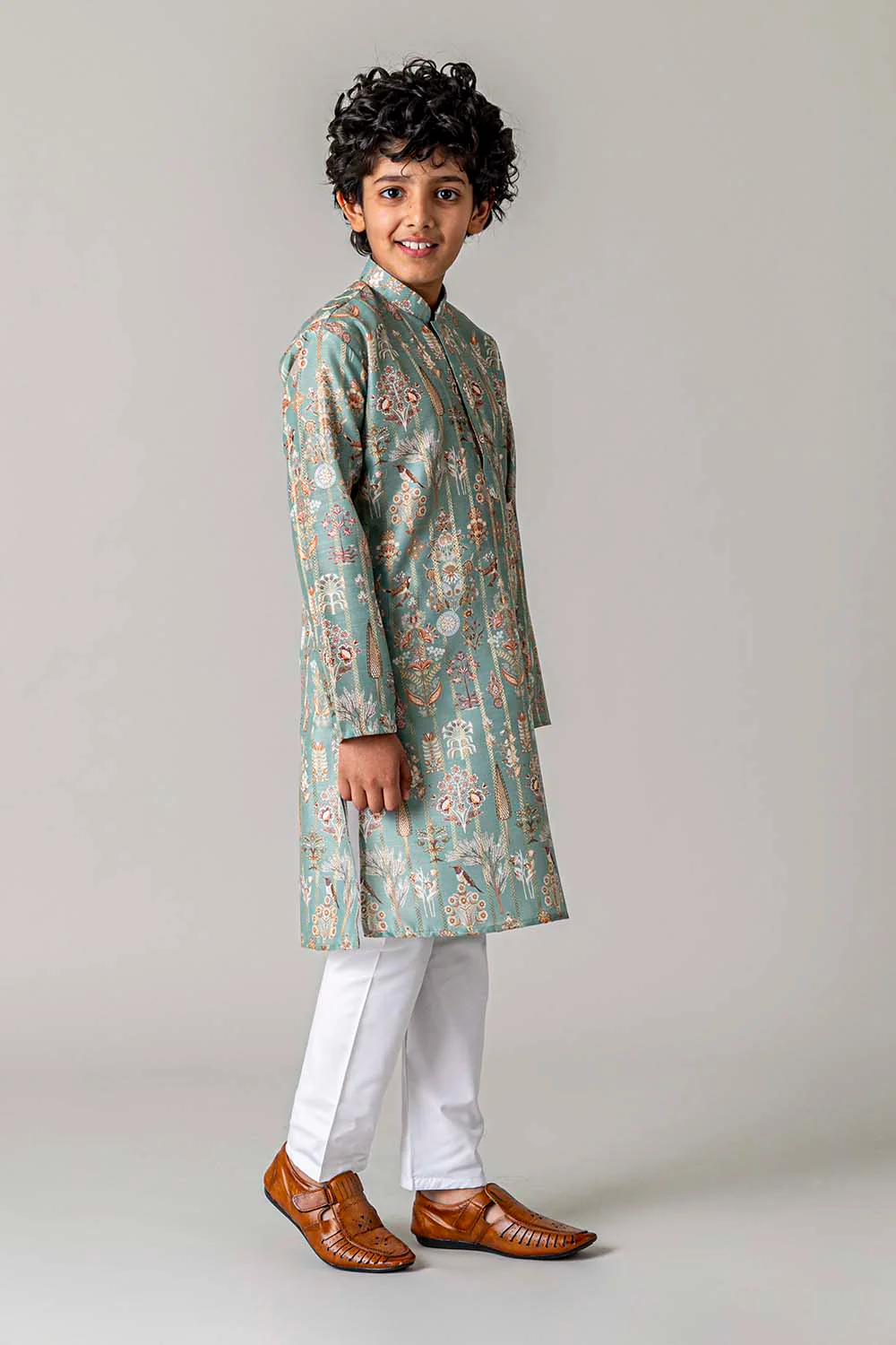 MLS KIDS PRINTED KURTA PAJAMA