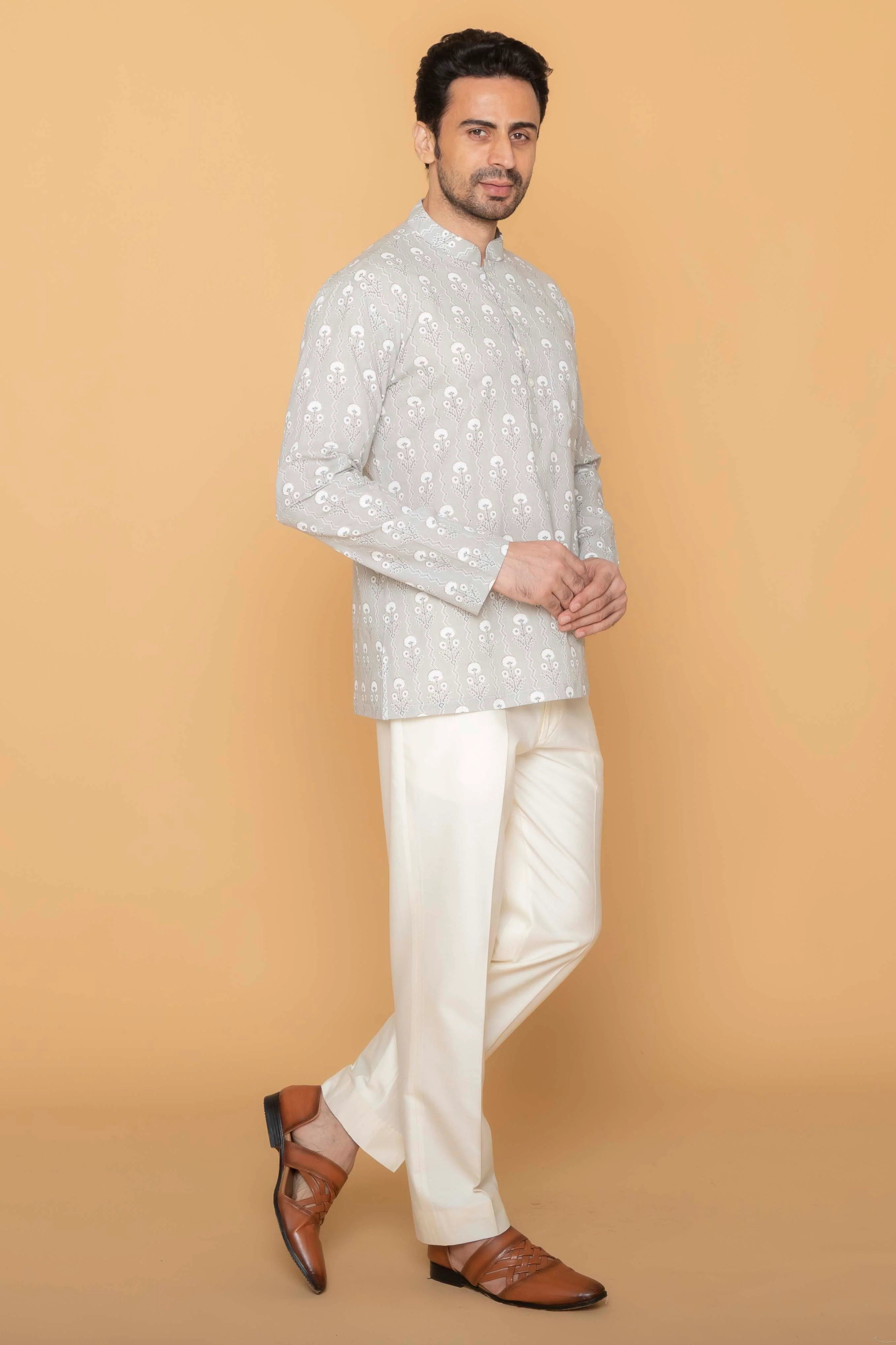 MLS SHORT KURTA FULL SLEEVES