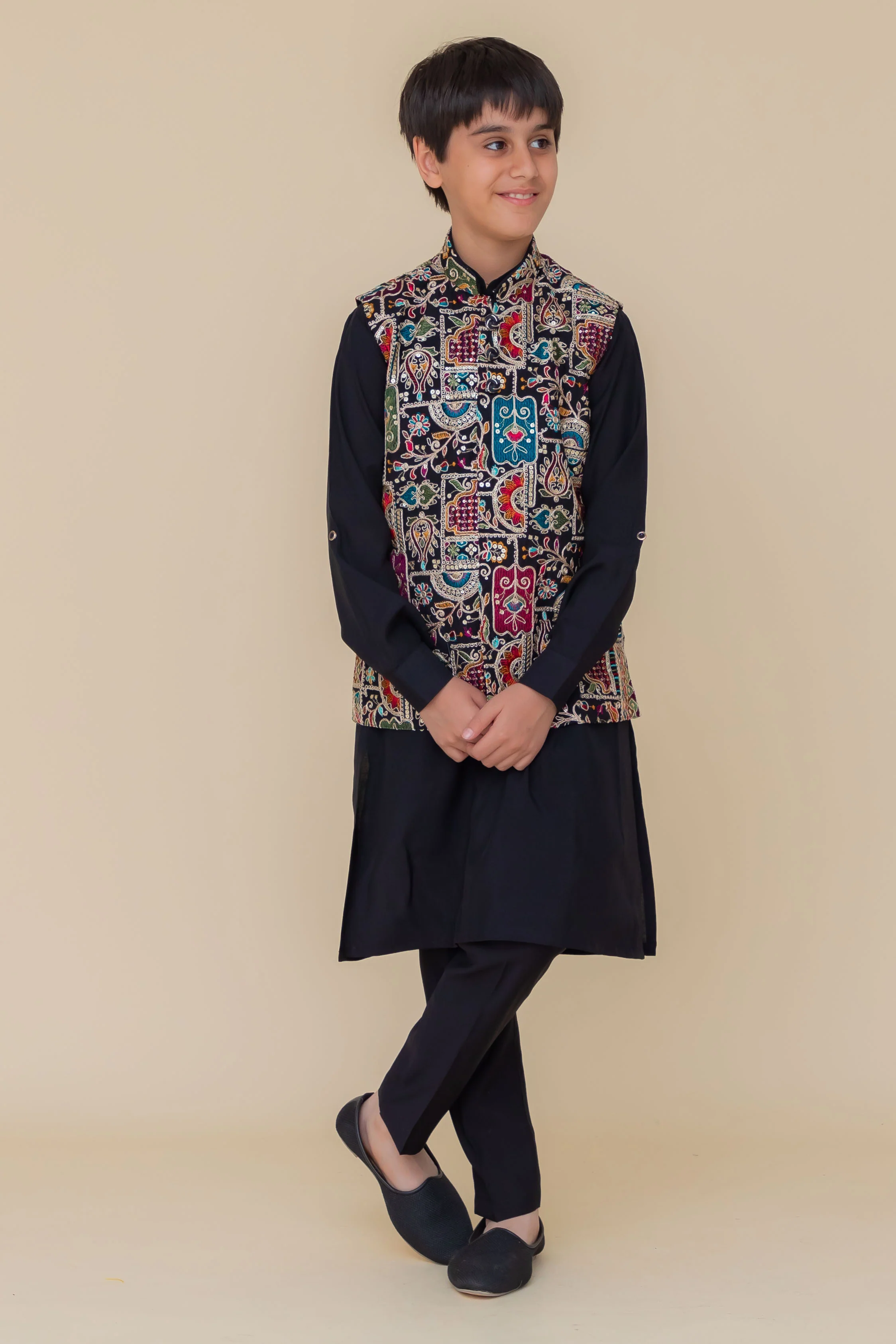 MLS KIDS KURTA JAWAHAR SET