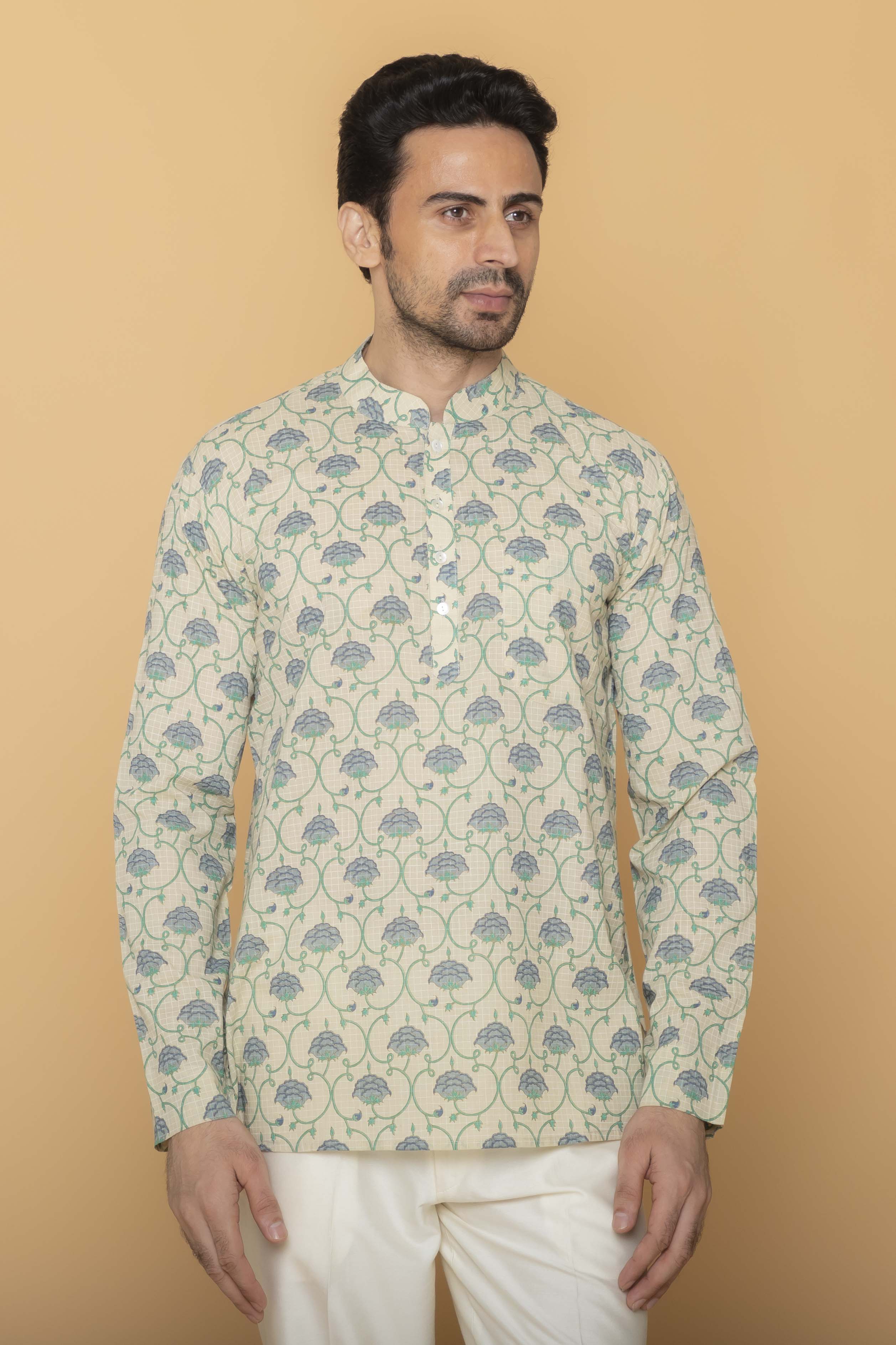 MLS SHORT KURTA FULL SLEEVES