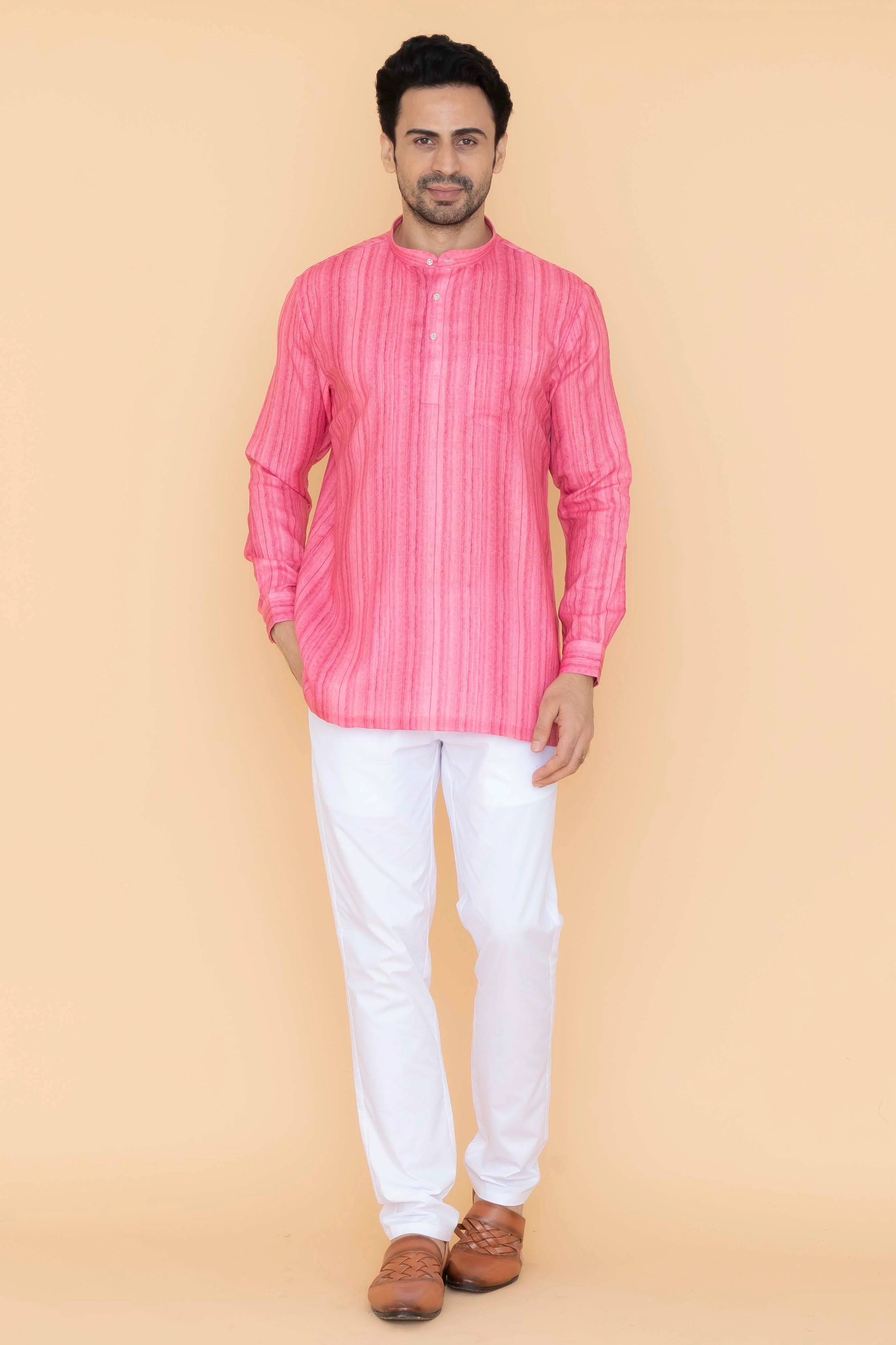 MLS SHORT KURTA FULL SLEEVES