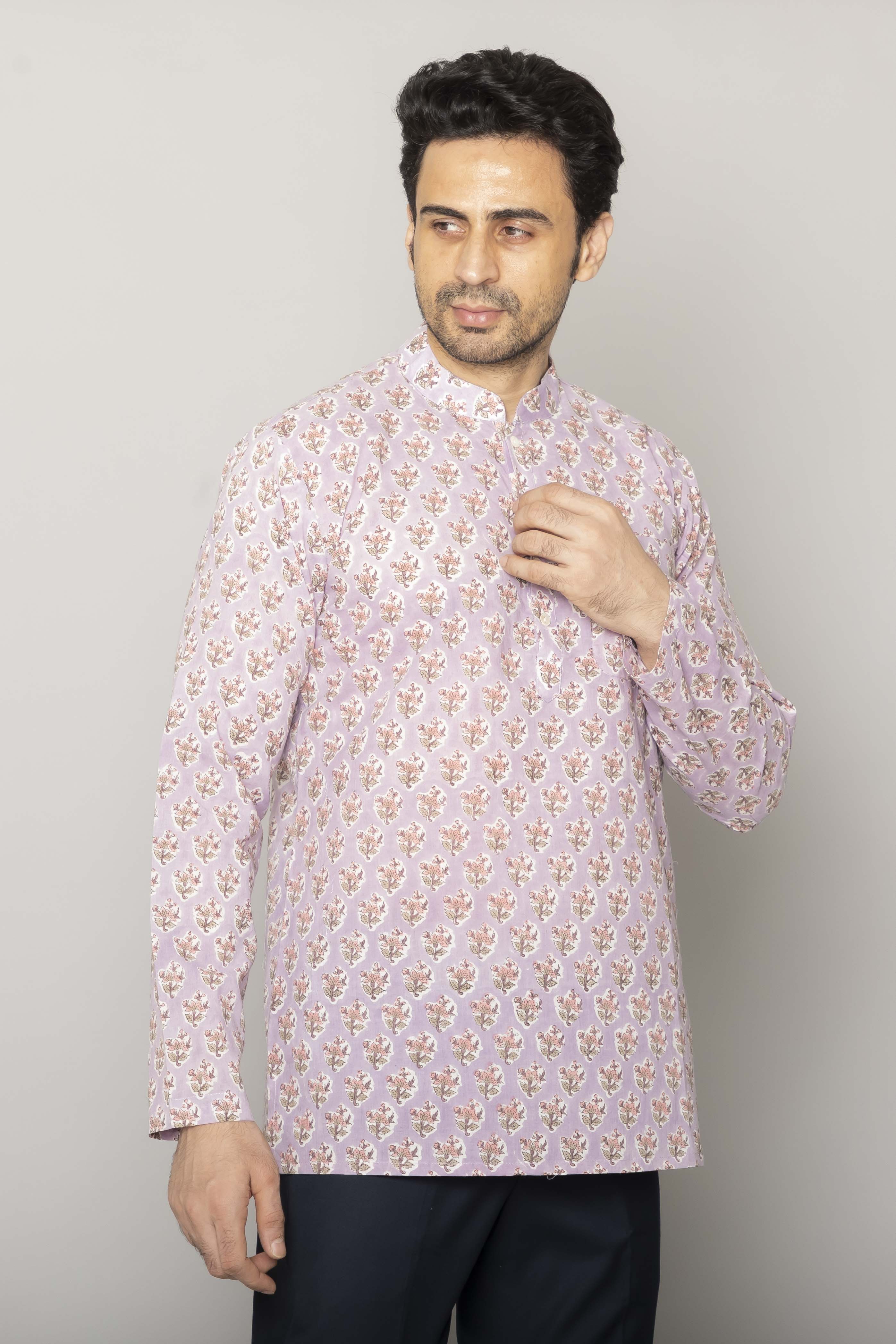 MLS SHORT KURTA FULL SLEEVES