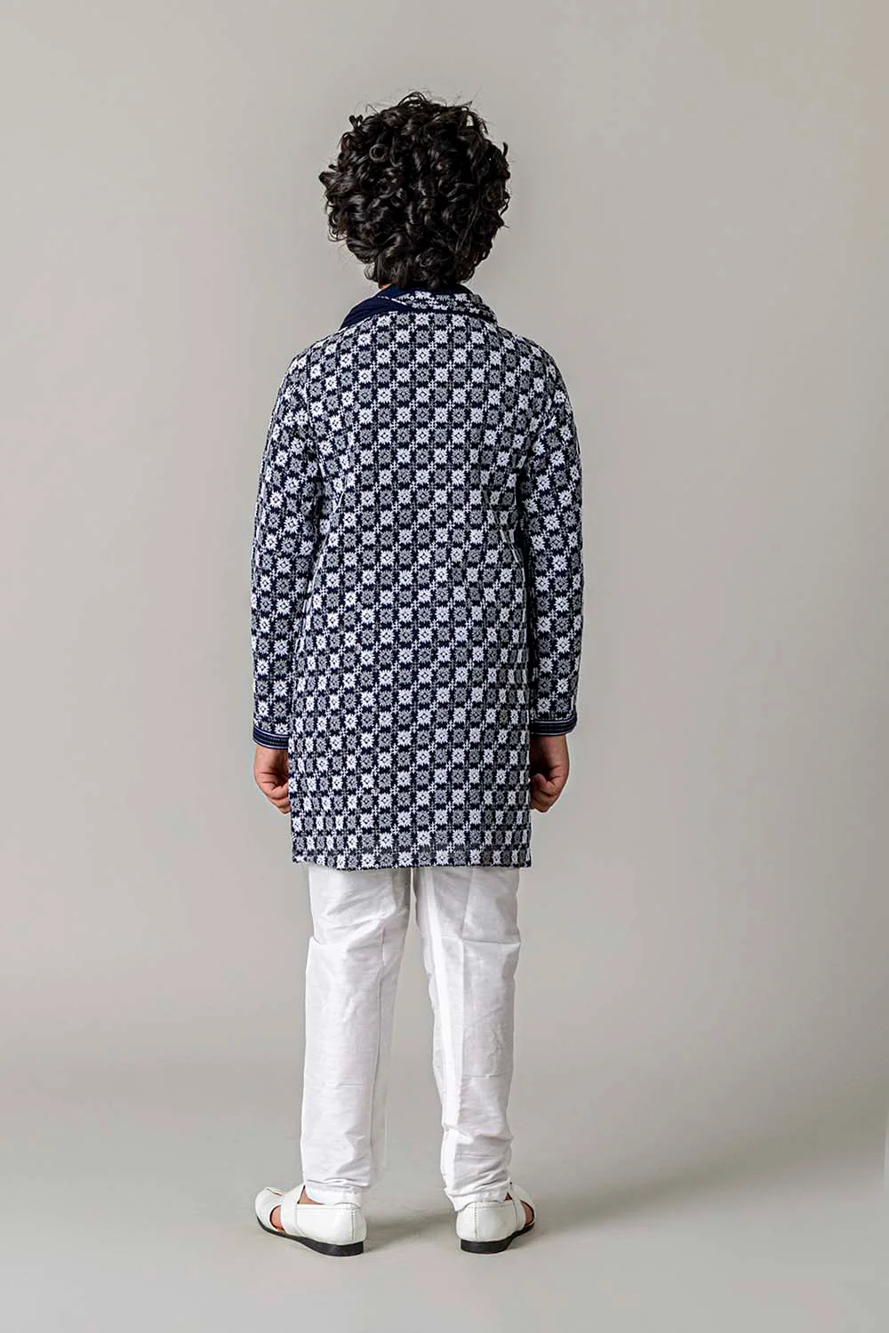 MLS KIDS CHIKANKARI KURTA PAJAMA