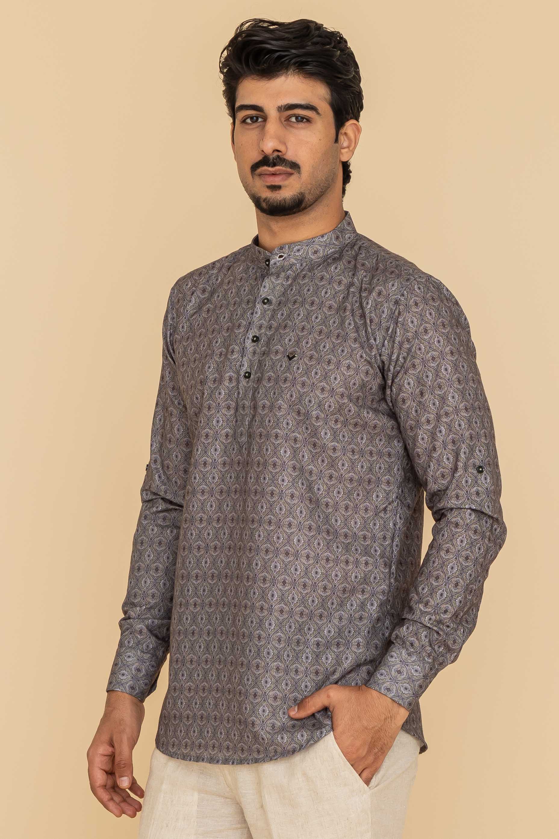 MLS SHORT KURTA FULL SLEEVES