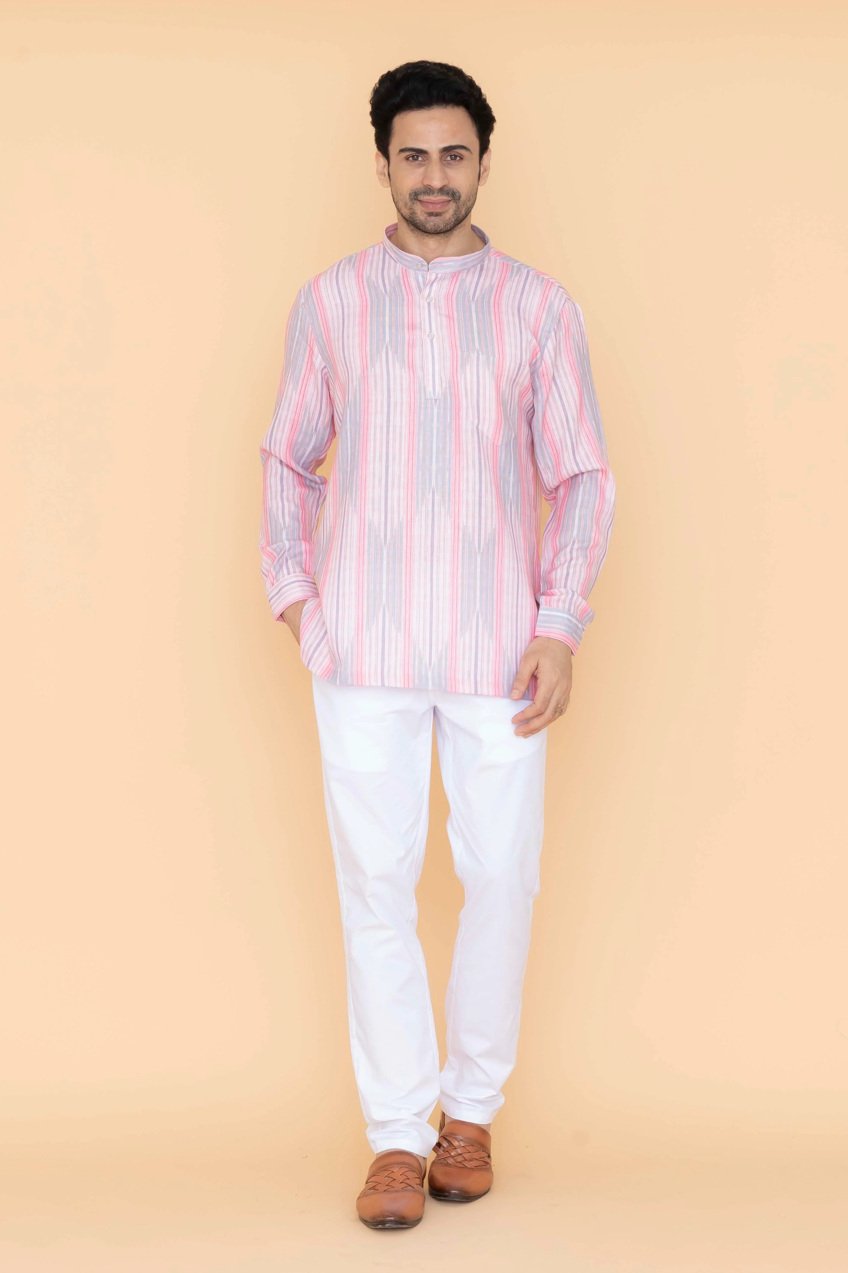 MLS SHORT KURTA FULL SLEEVES