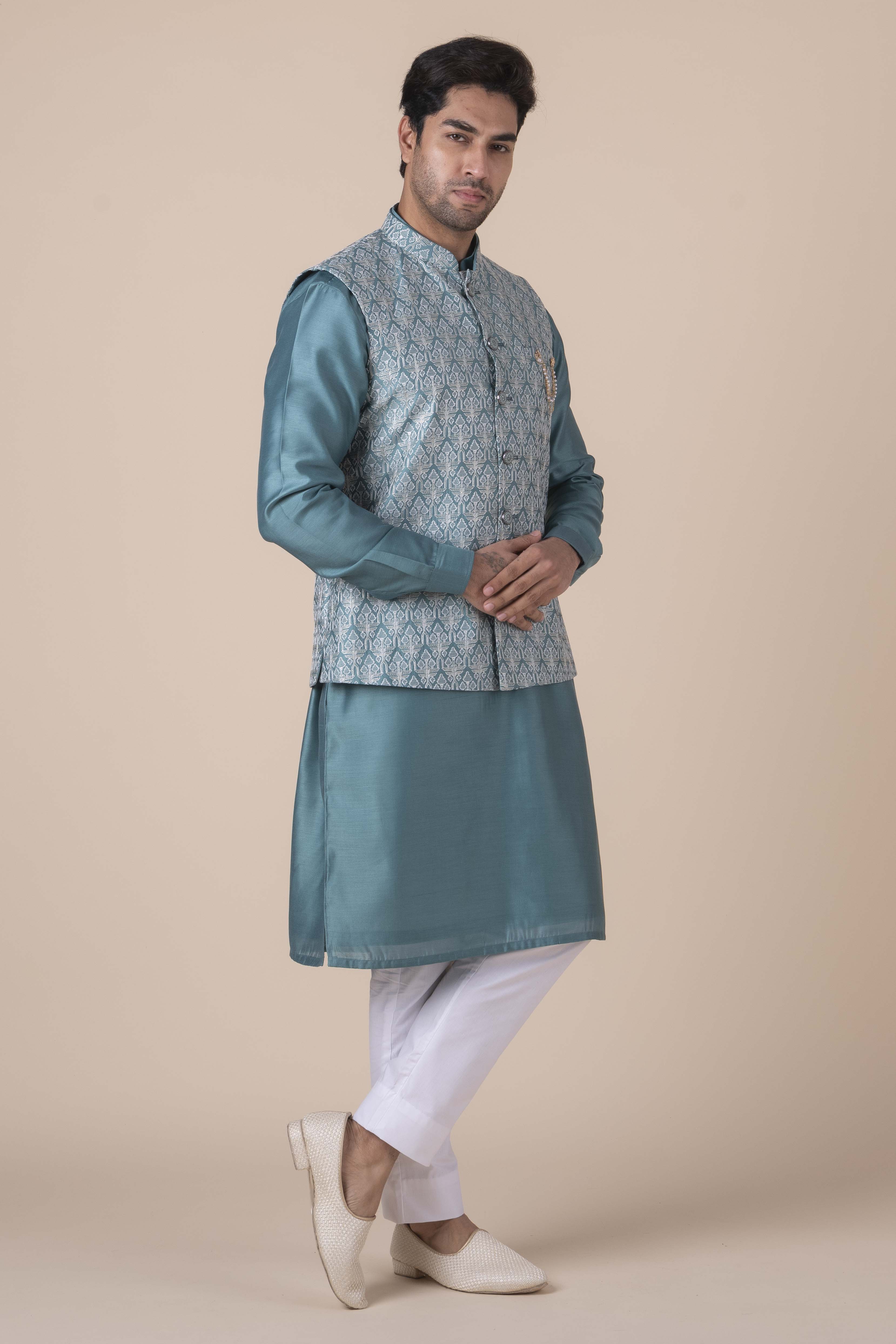 MLS KURTA JAWAHAR SET