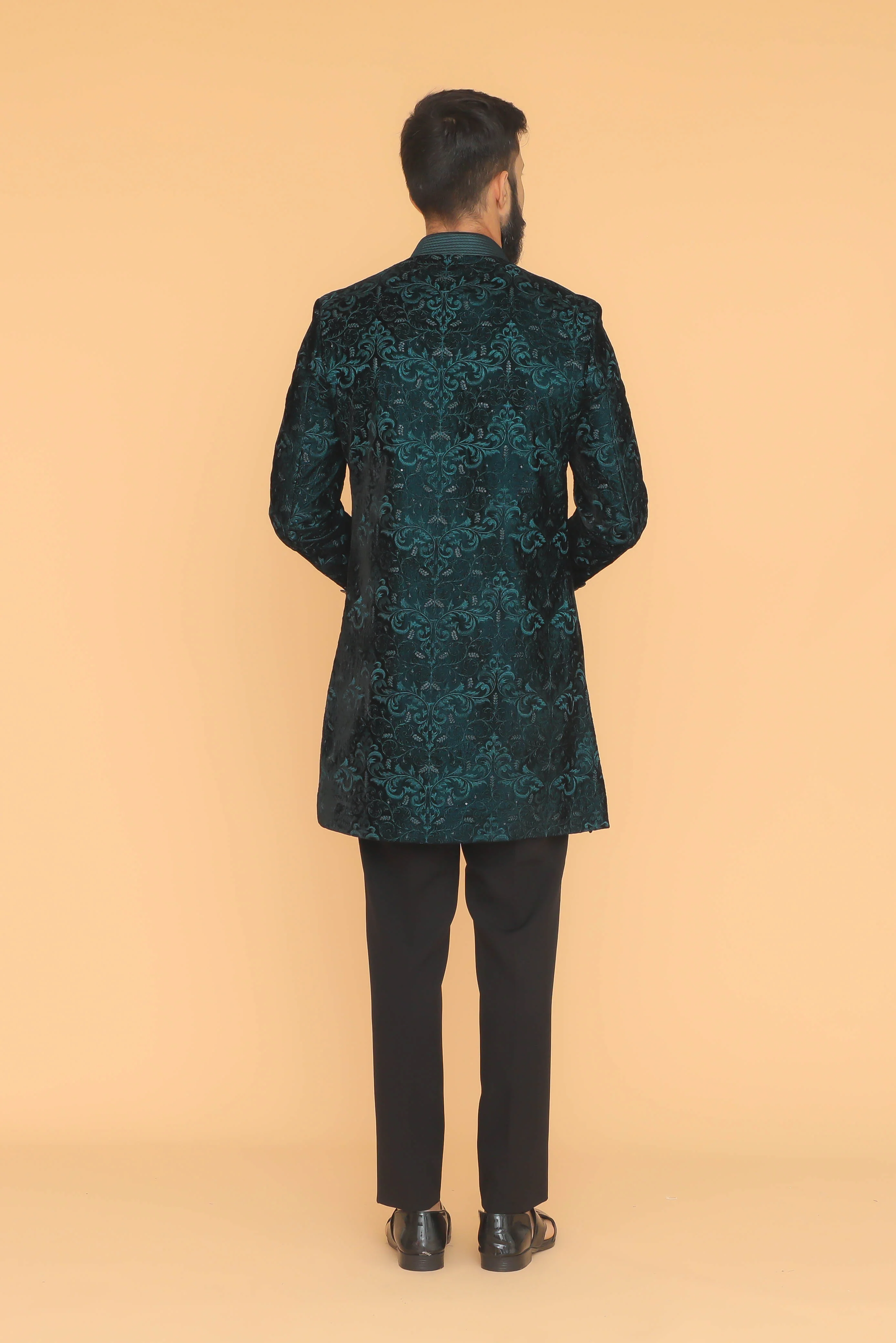 MLS VELVET INDO WESTERN 2 PCS