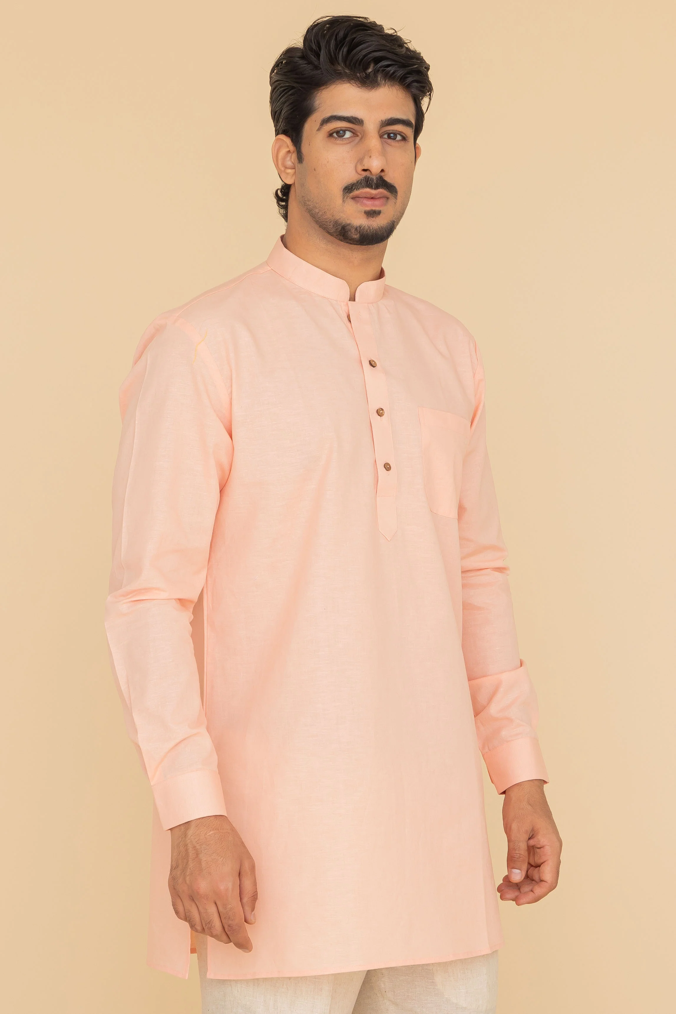 MLS COTTON KURTA ( MID LENGTH)