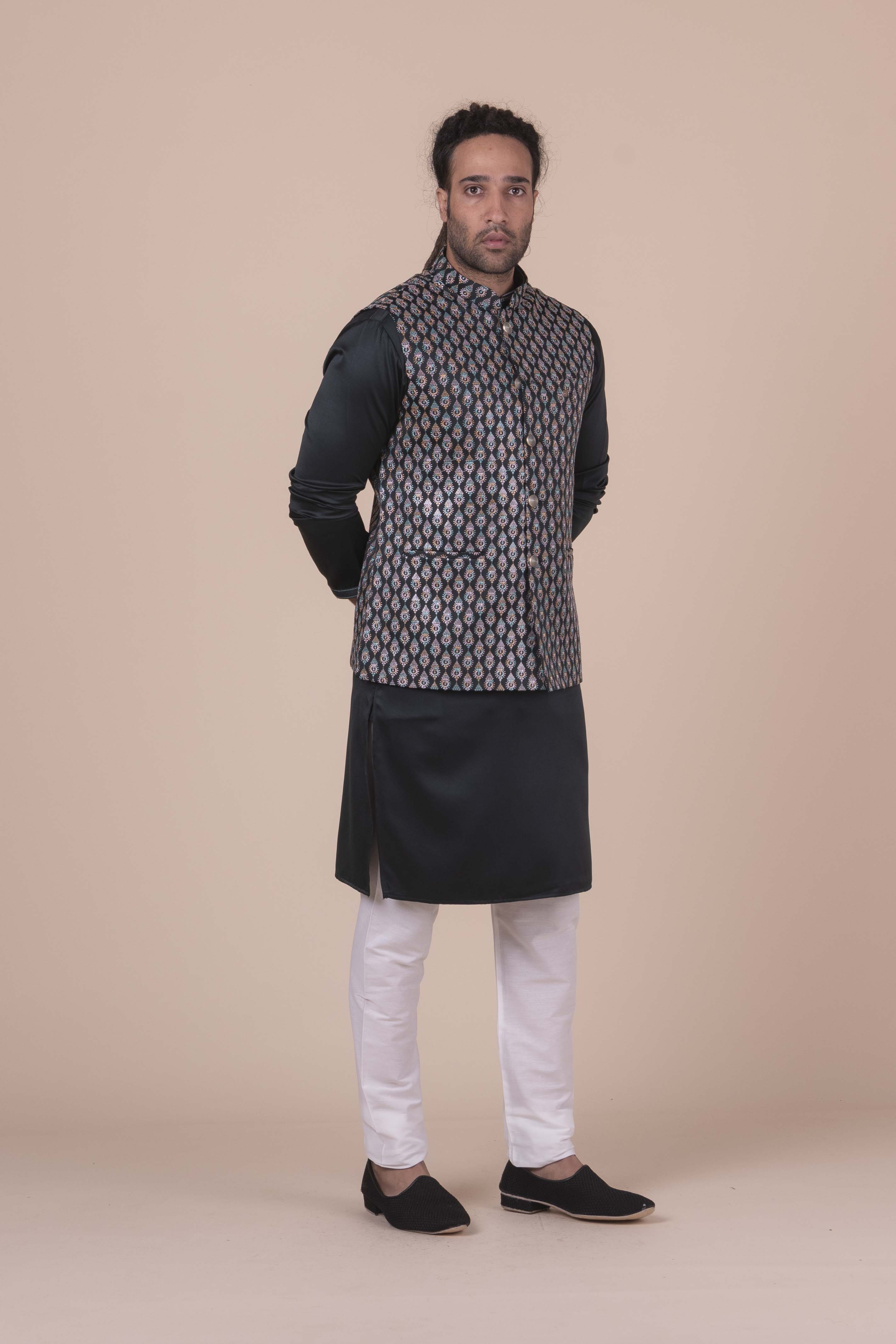 MLS KURTA JAWAHAR SET