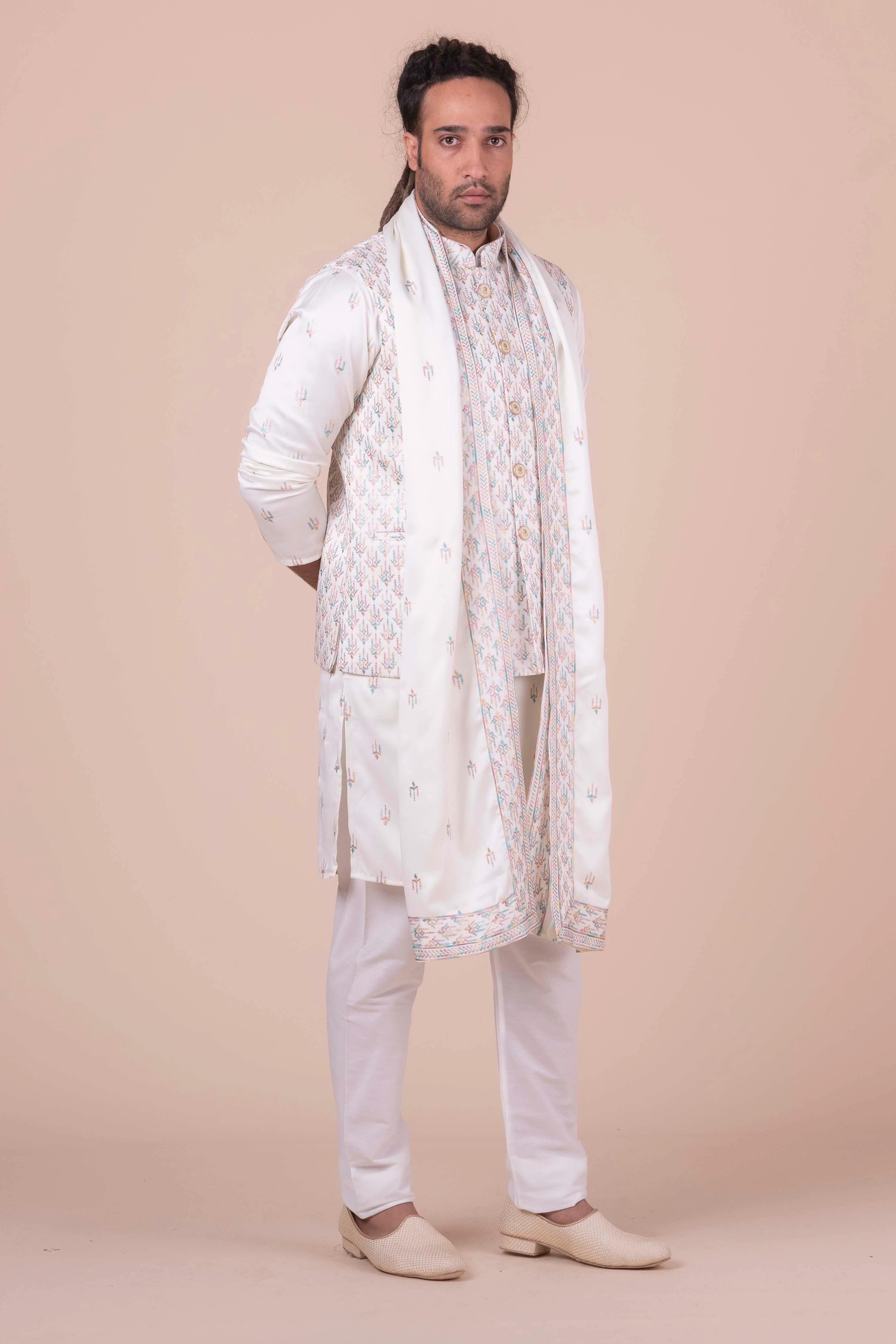 MLS KURTA JAWAHAR SET