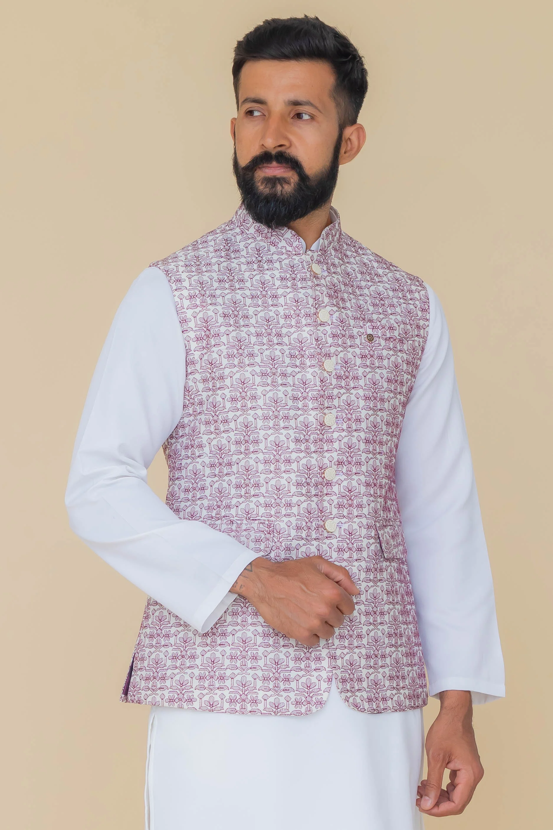 MLS EMBROIDERED JAWAHAR JACKET