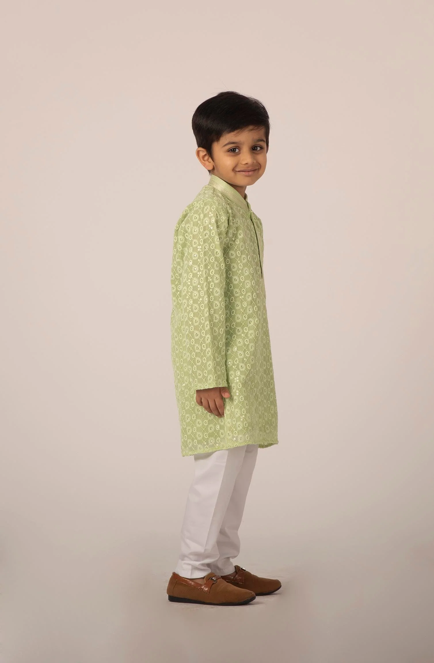 MLS KIDS KURTA PAJAMA CHIKEN
