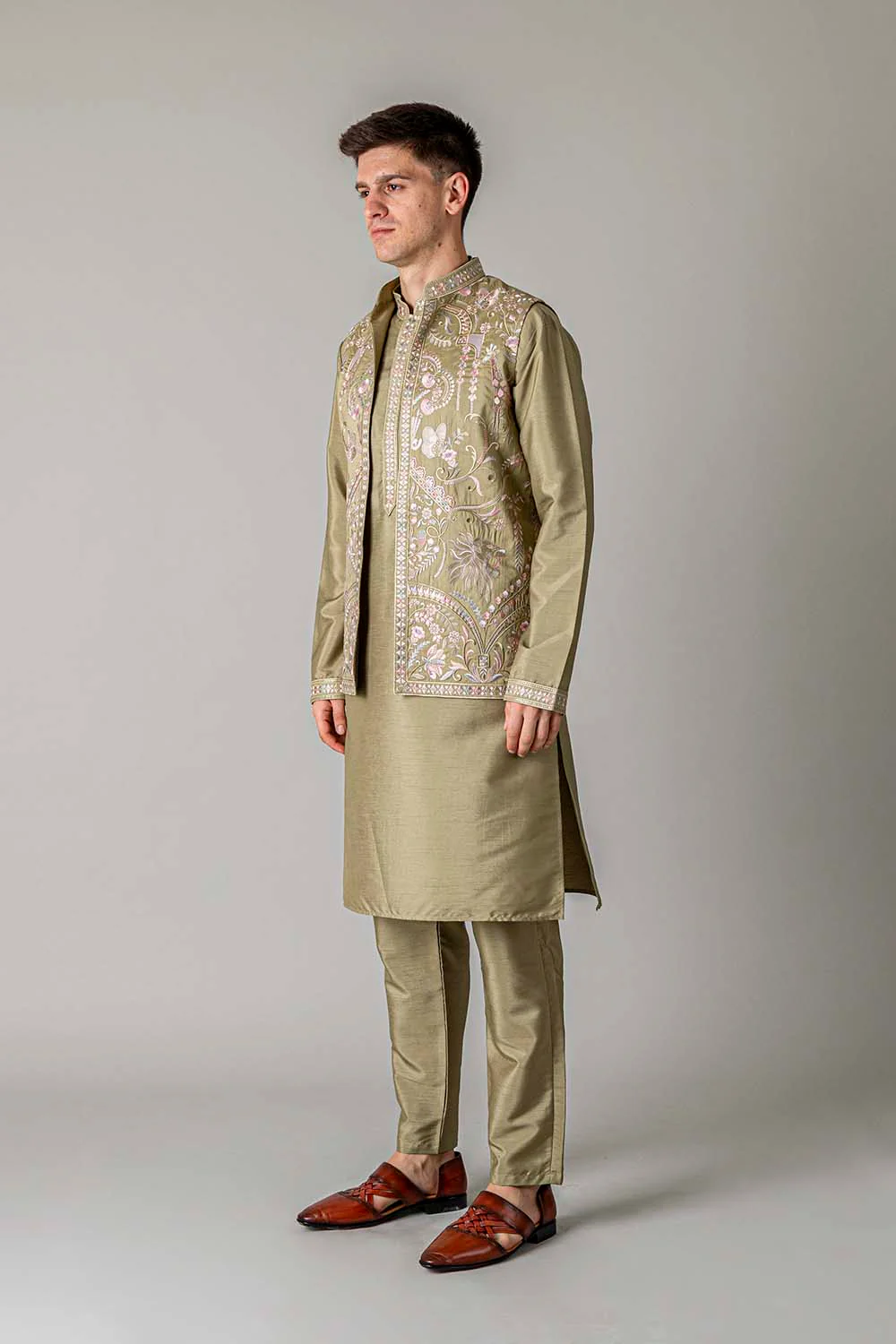 MLS KURTA JAWAHAR SET