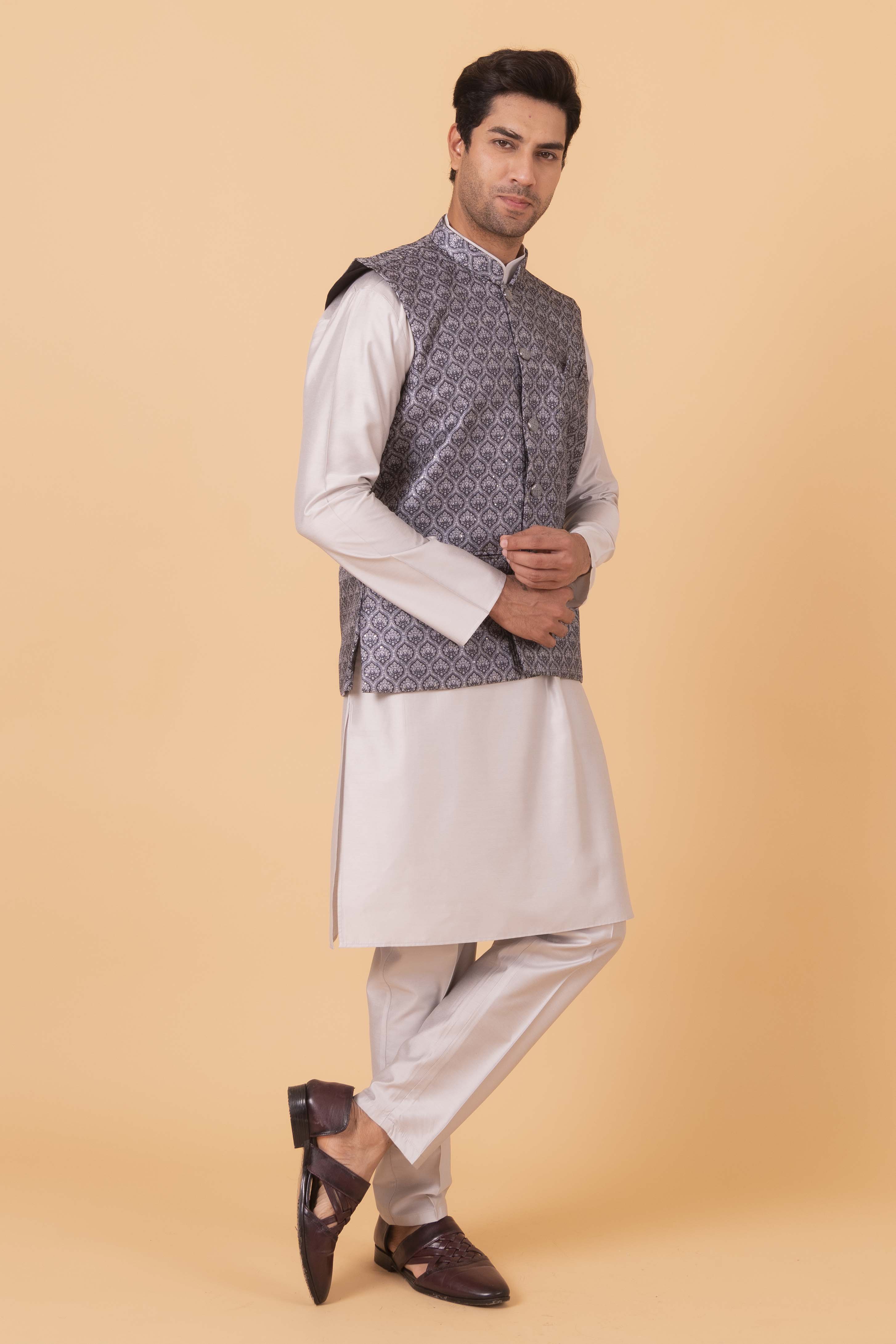MLS KURTA JAWAHAR SET