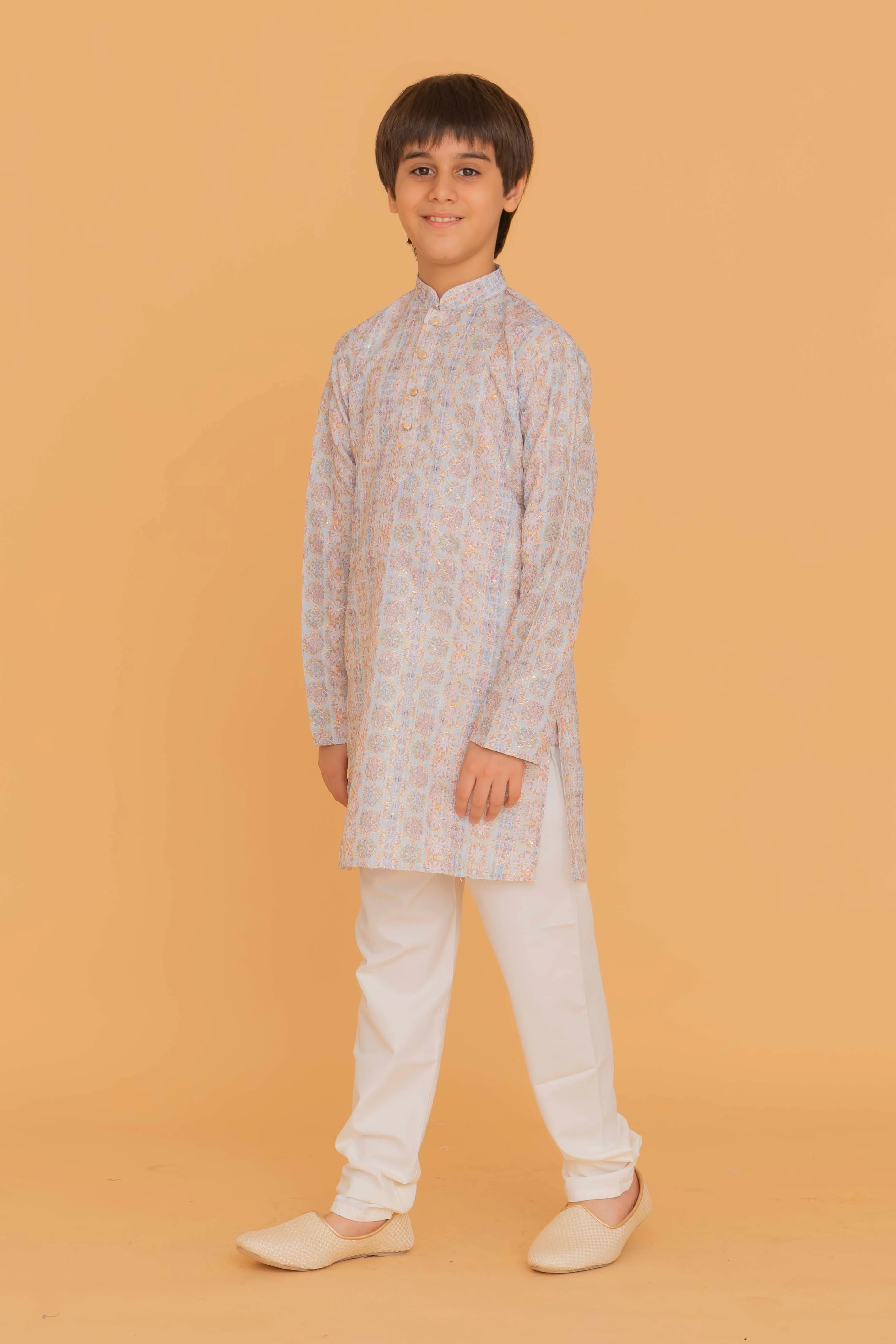 MLS KIDS PRINTED KURTA PAJAMA