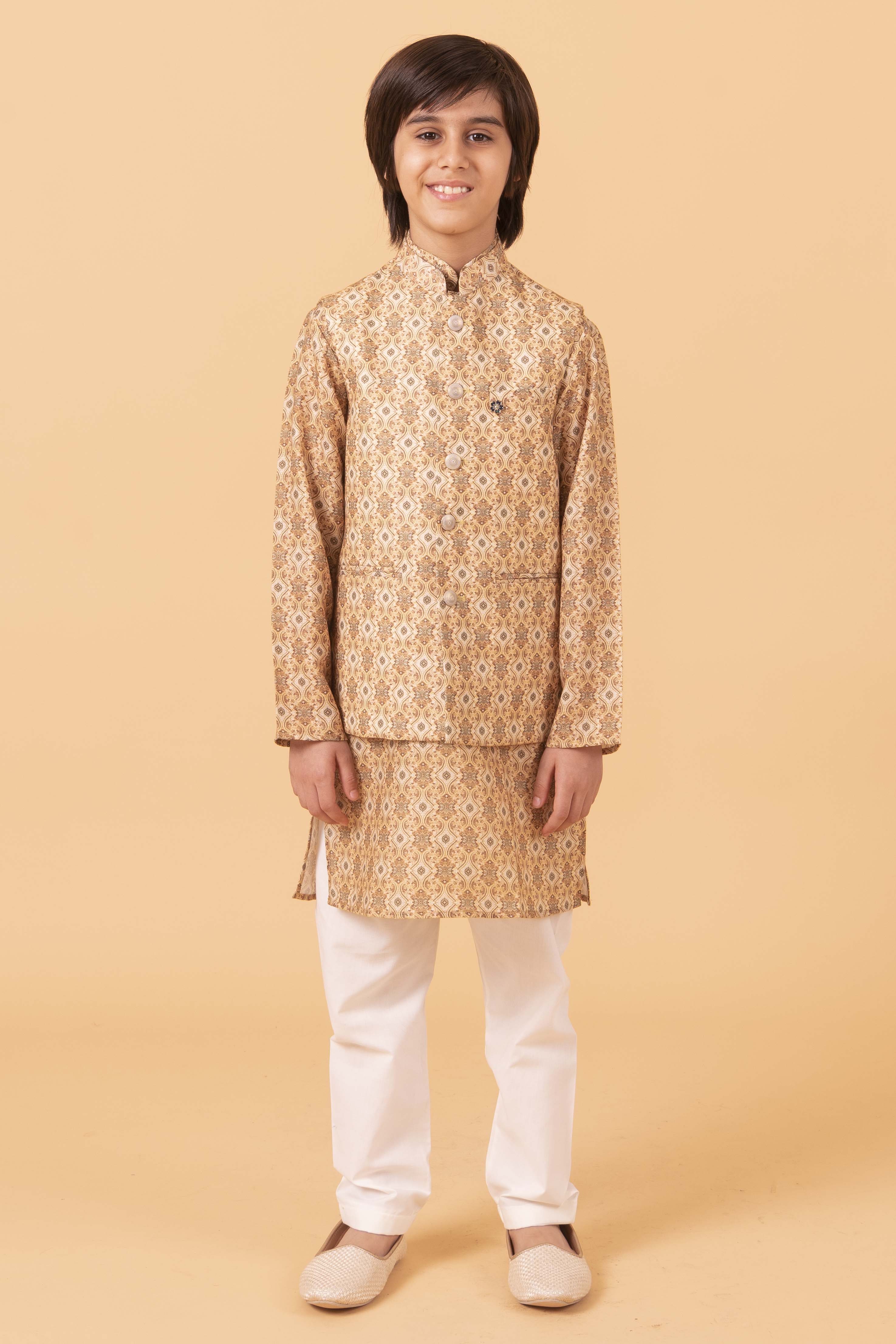 MLS KIDS KURTA JAWAHAR SET