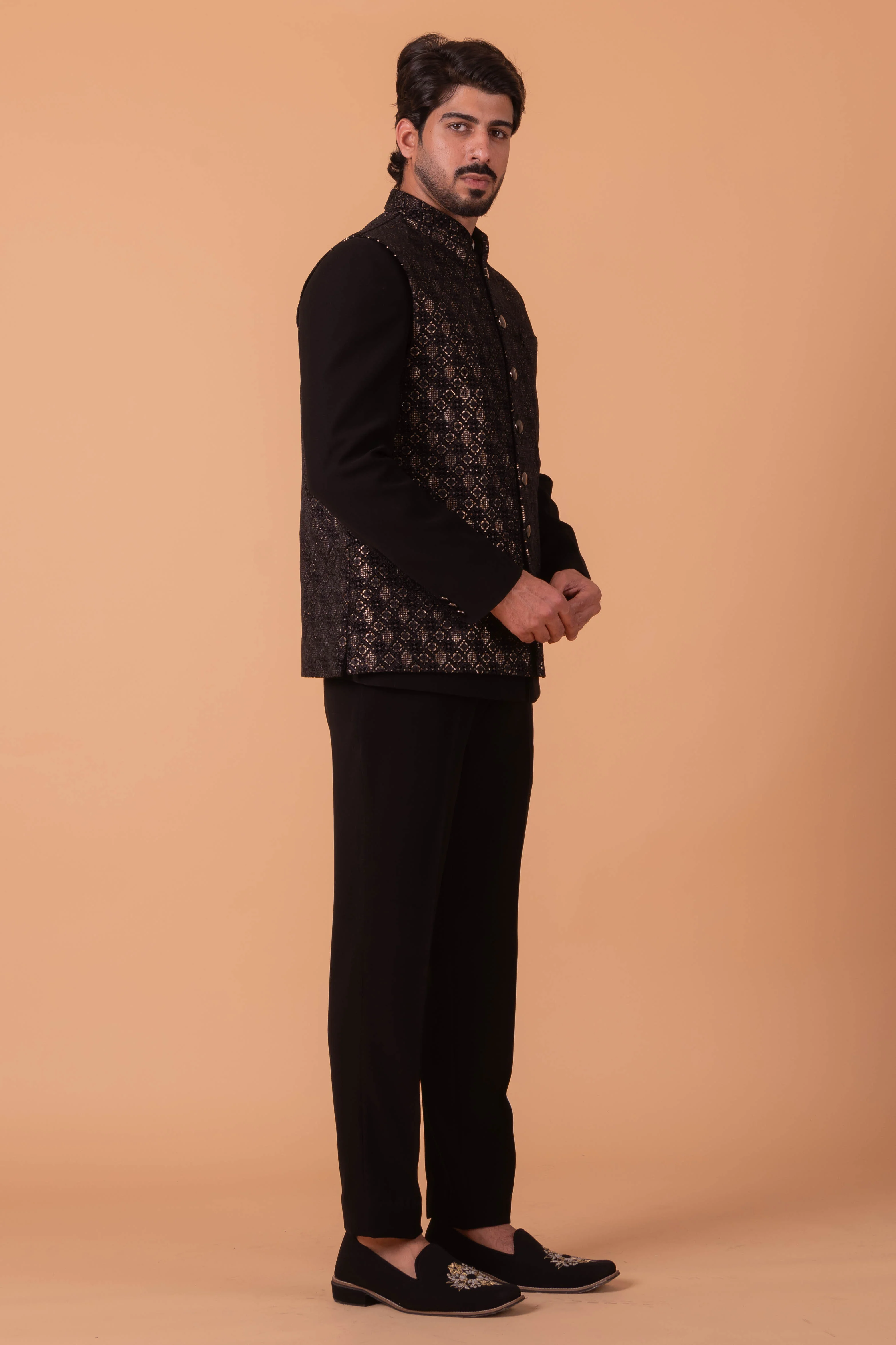 MLS JODHPURI SUIT 3 PCS