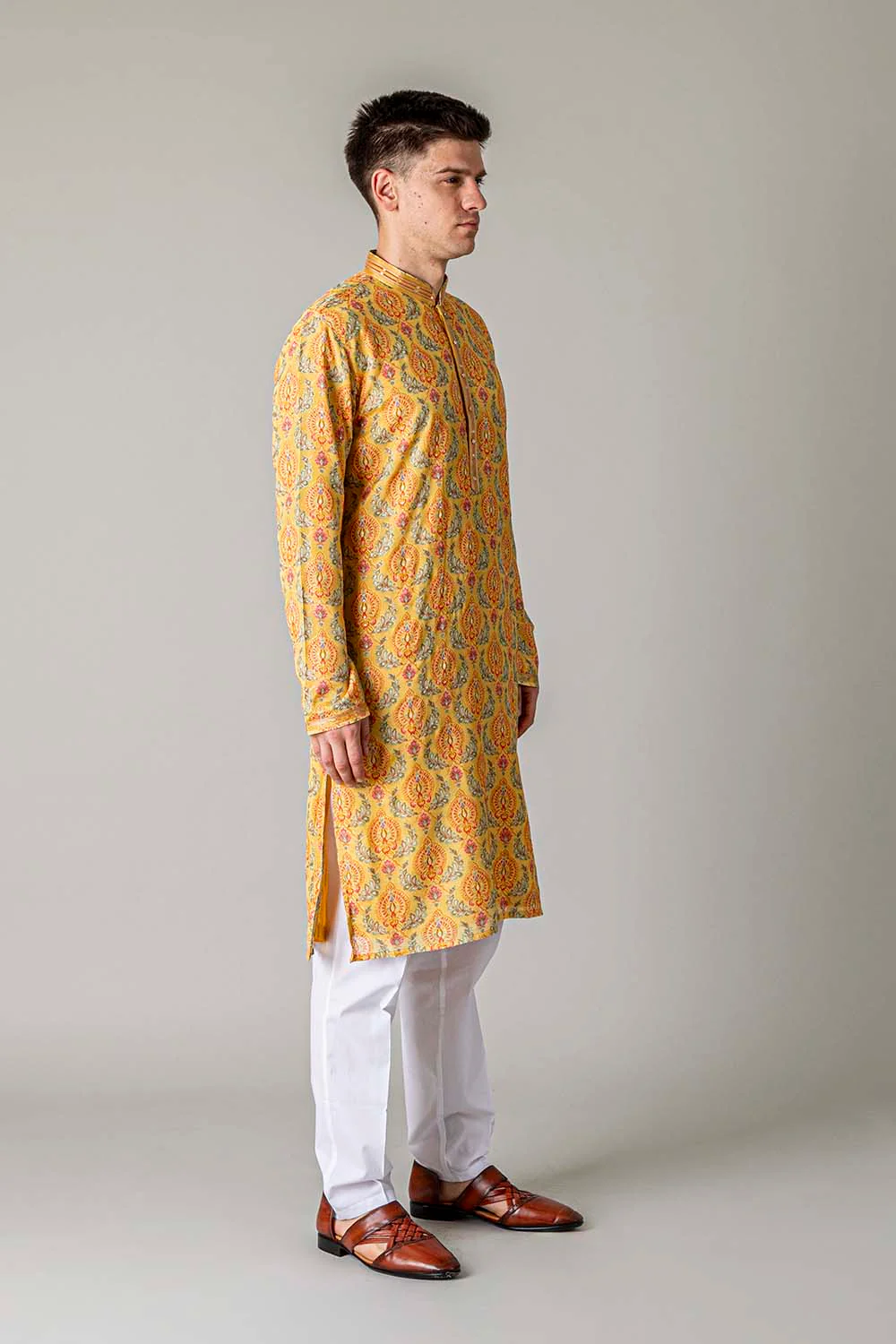 MLS PRINTED KURTA PAJAMA