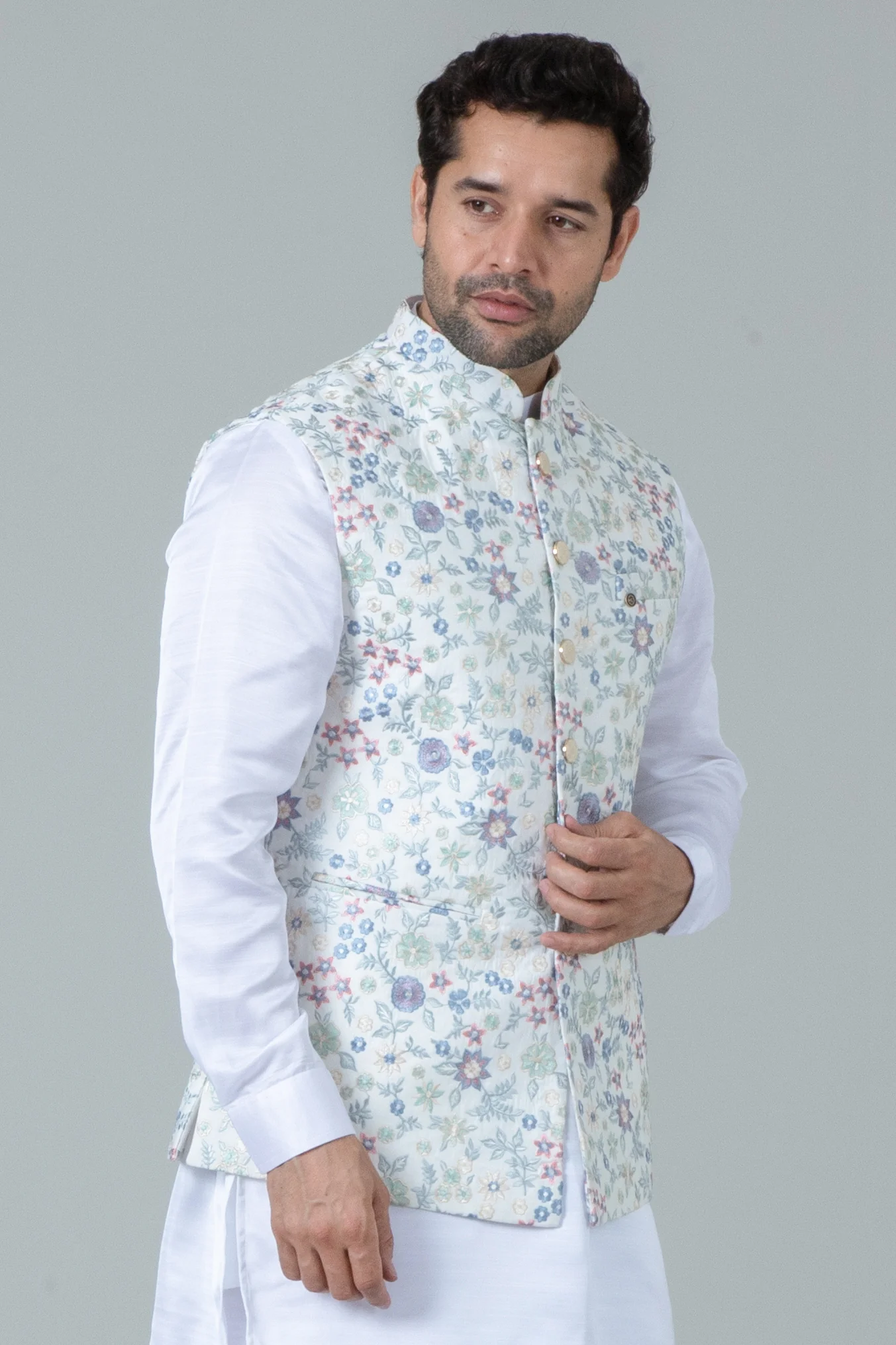 MLS KURTA JAWAHAR SET