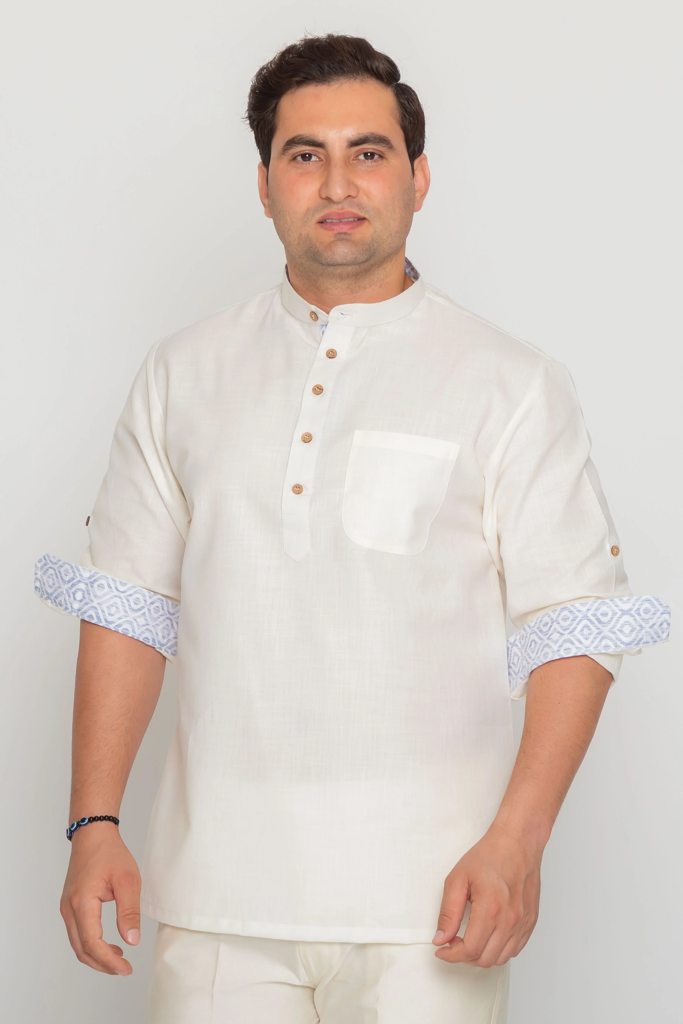 MLS SHORT KURTA FULL SLEEVES