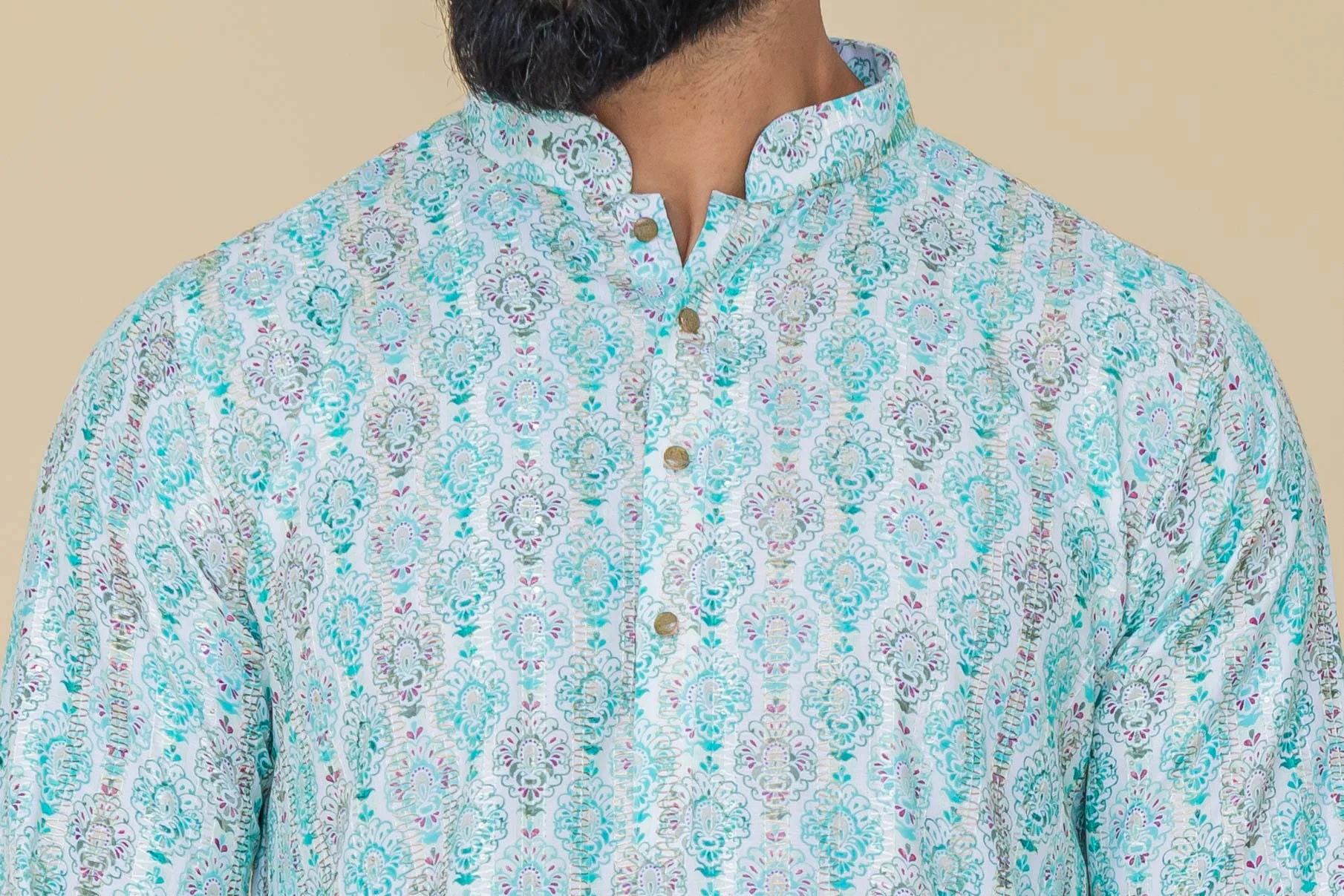 MLS PRINTED KURTA PAJAMA