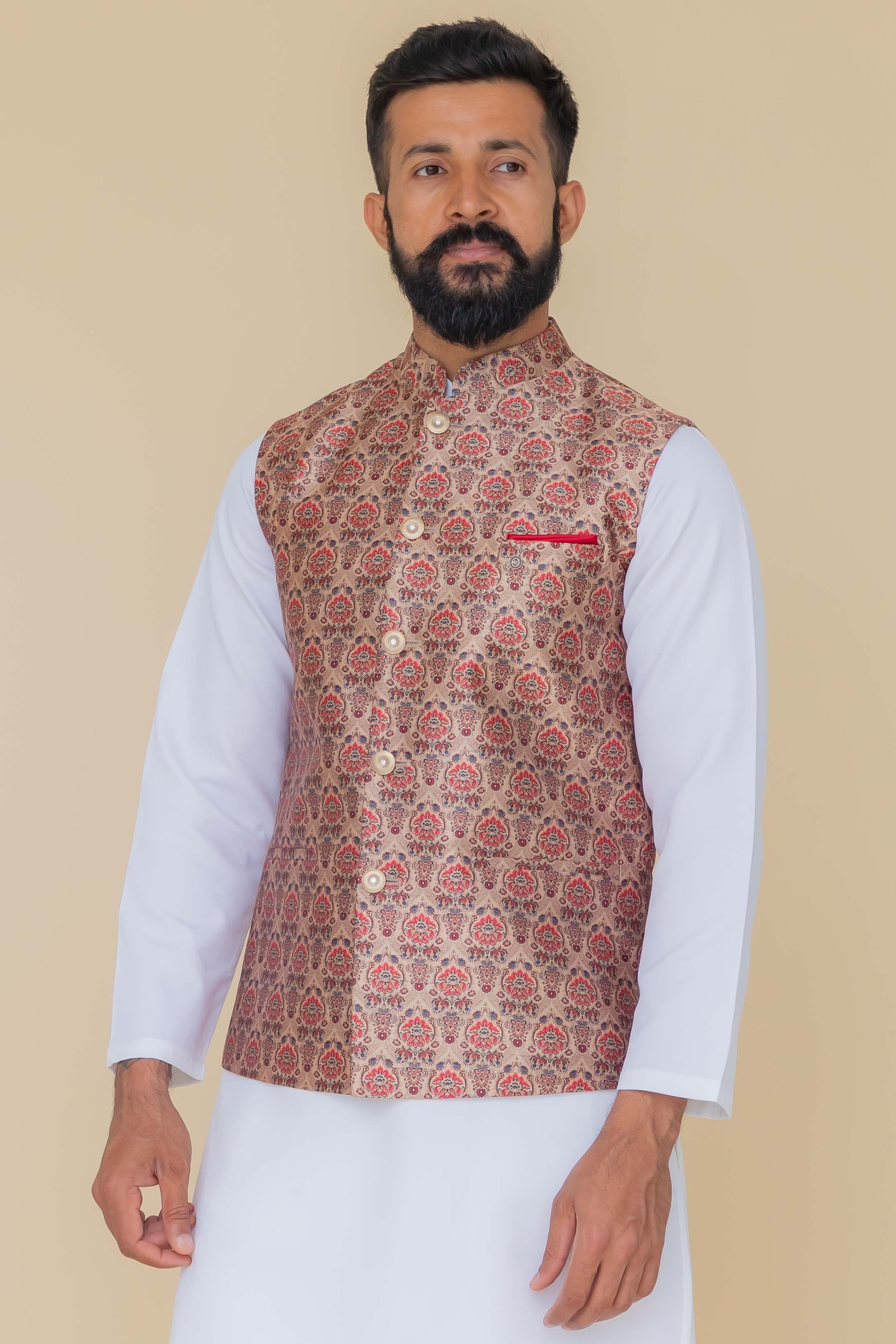 MLS PRINT JAWAHAR JACKET