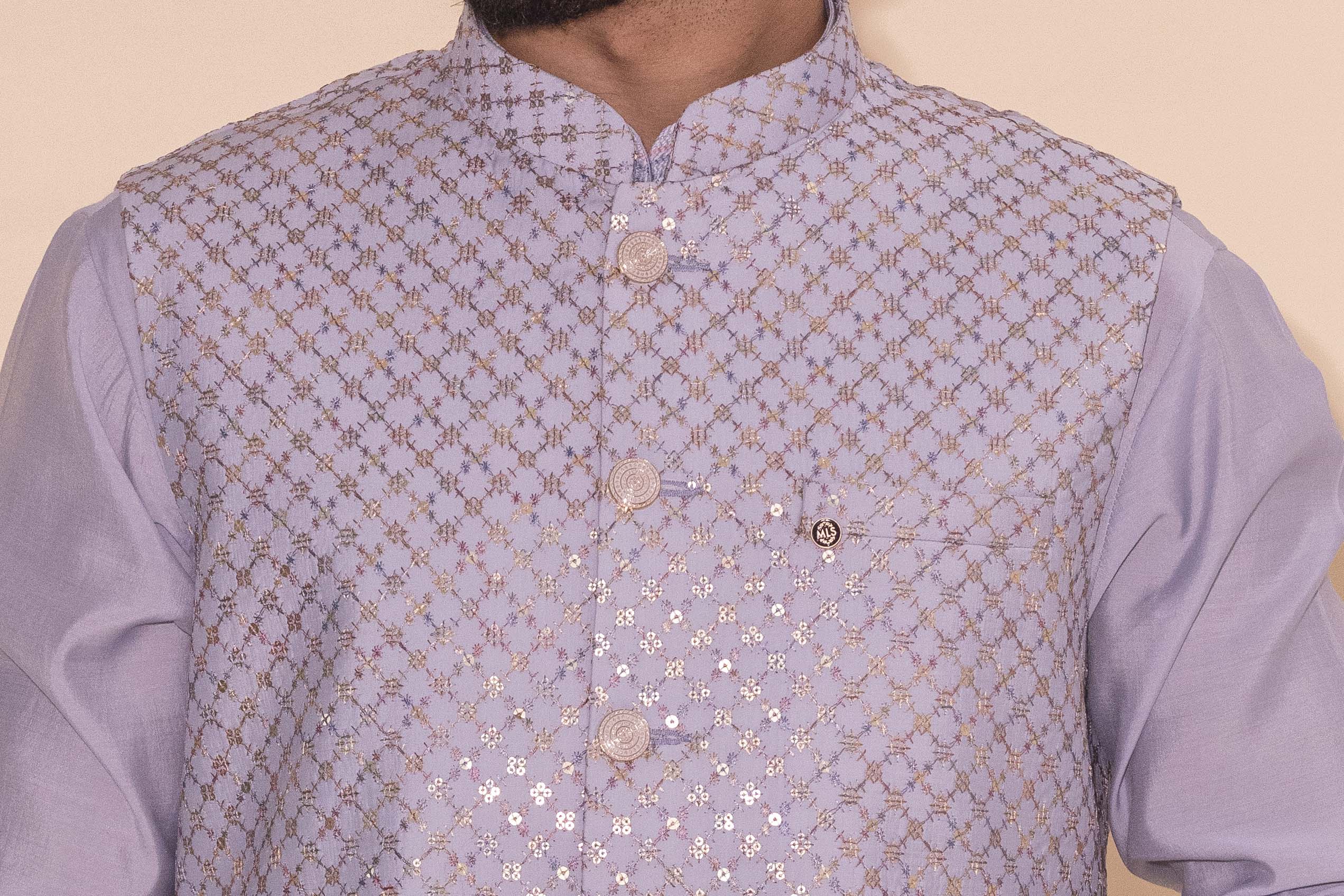 MLS KURTA JAWAHAR SET