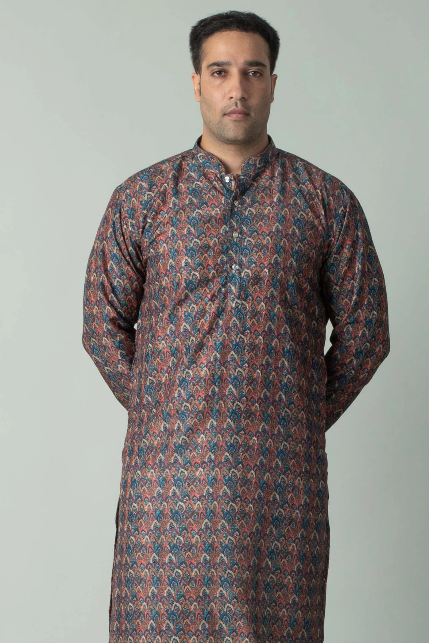 MLS PRINTED KURTA PAJAMA