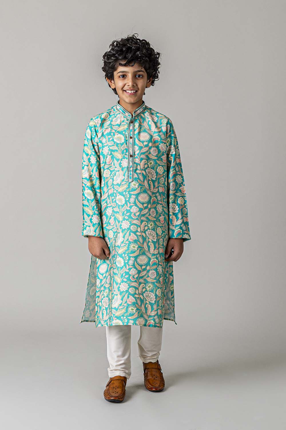 MLS KIDS PRINTED KURTA PAJAMA