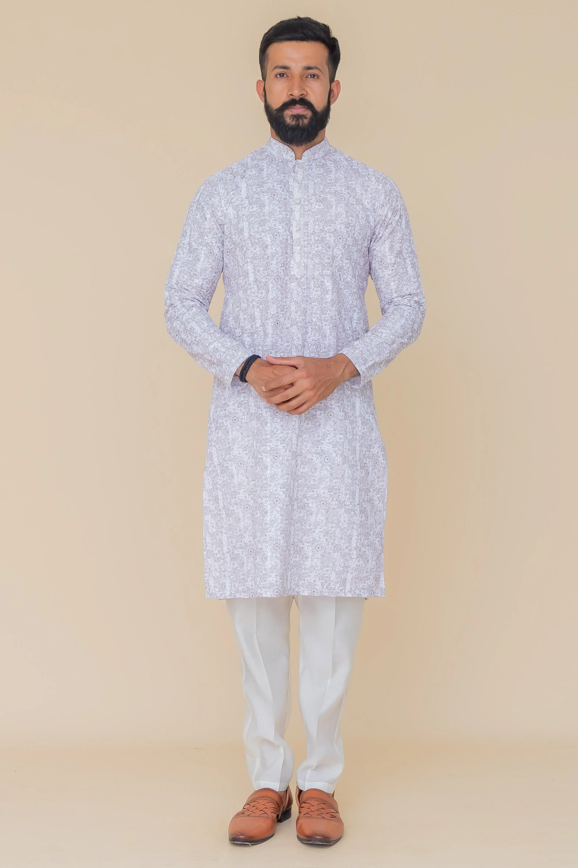 MLS PRINTED KURTA PAJAMA