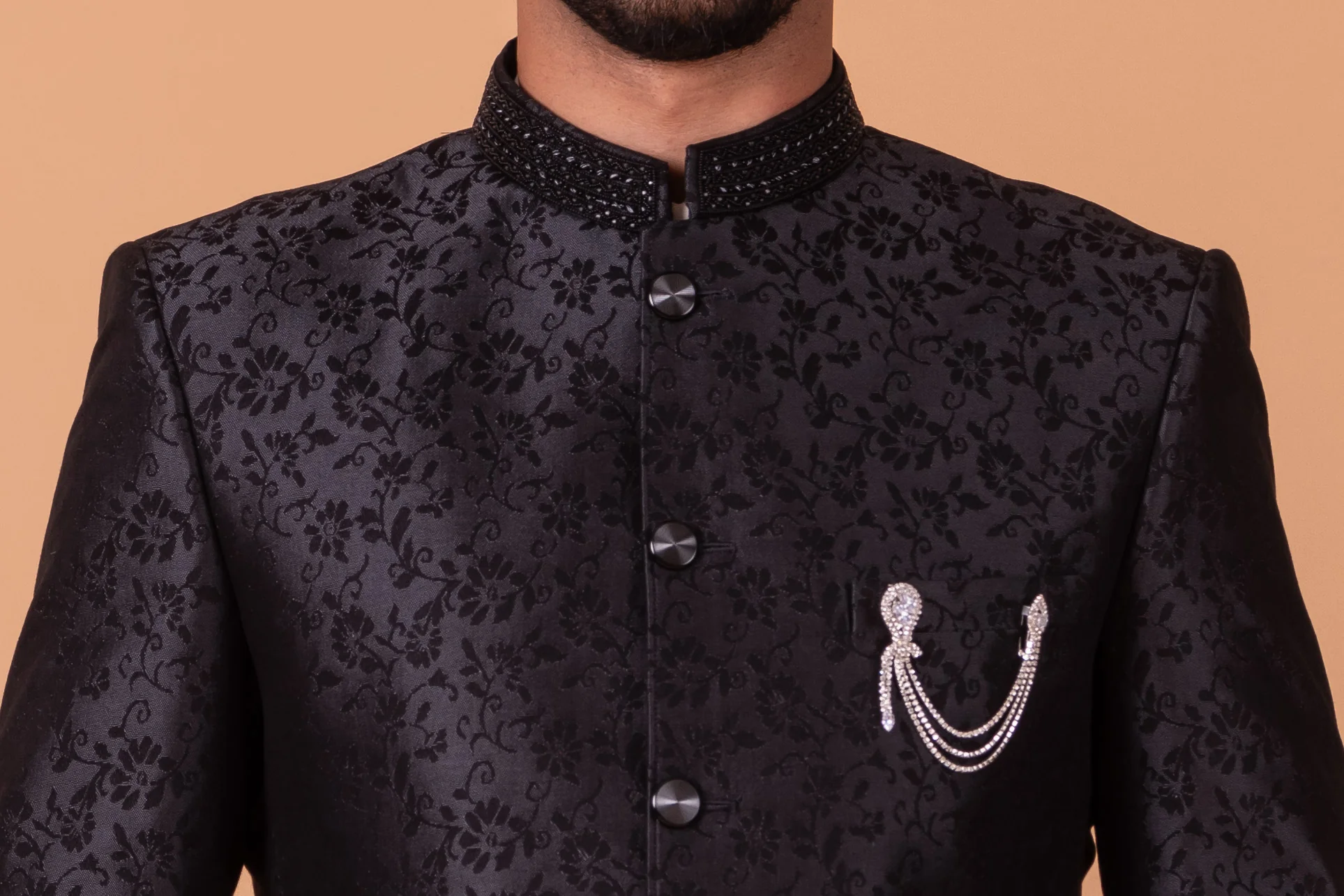 MLS PRINTED JODHPURI SUIT