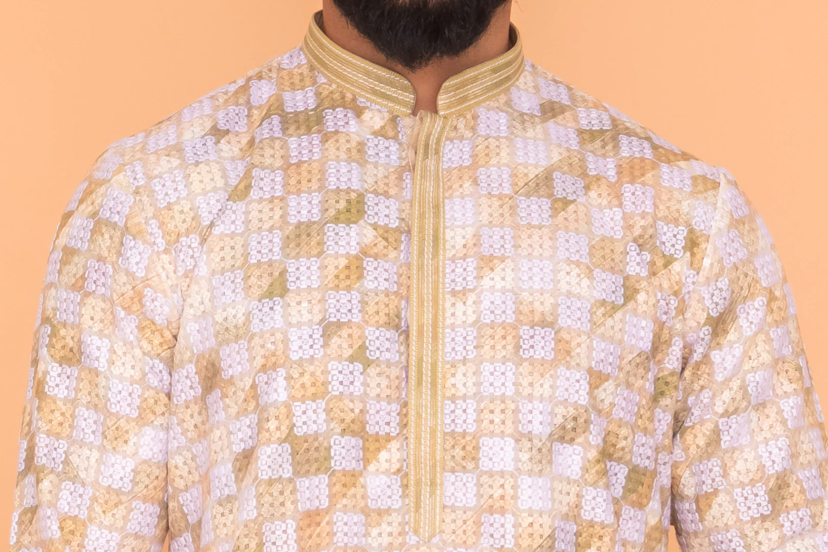 MLS CHIKANKARI KURTA PAJAMA