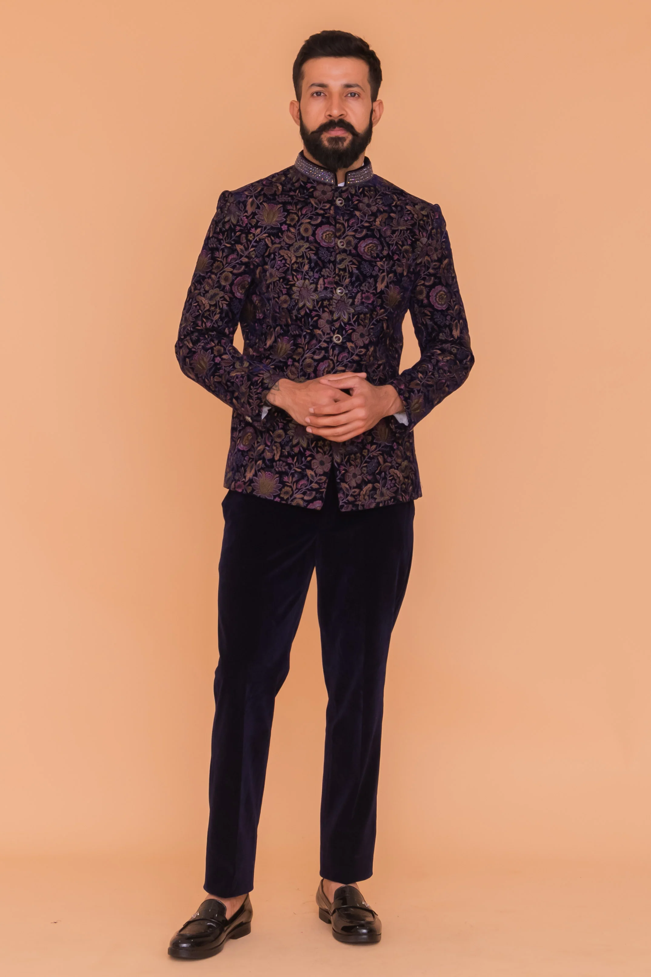 MLS VELVET JODHPURI SUIT