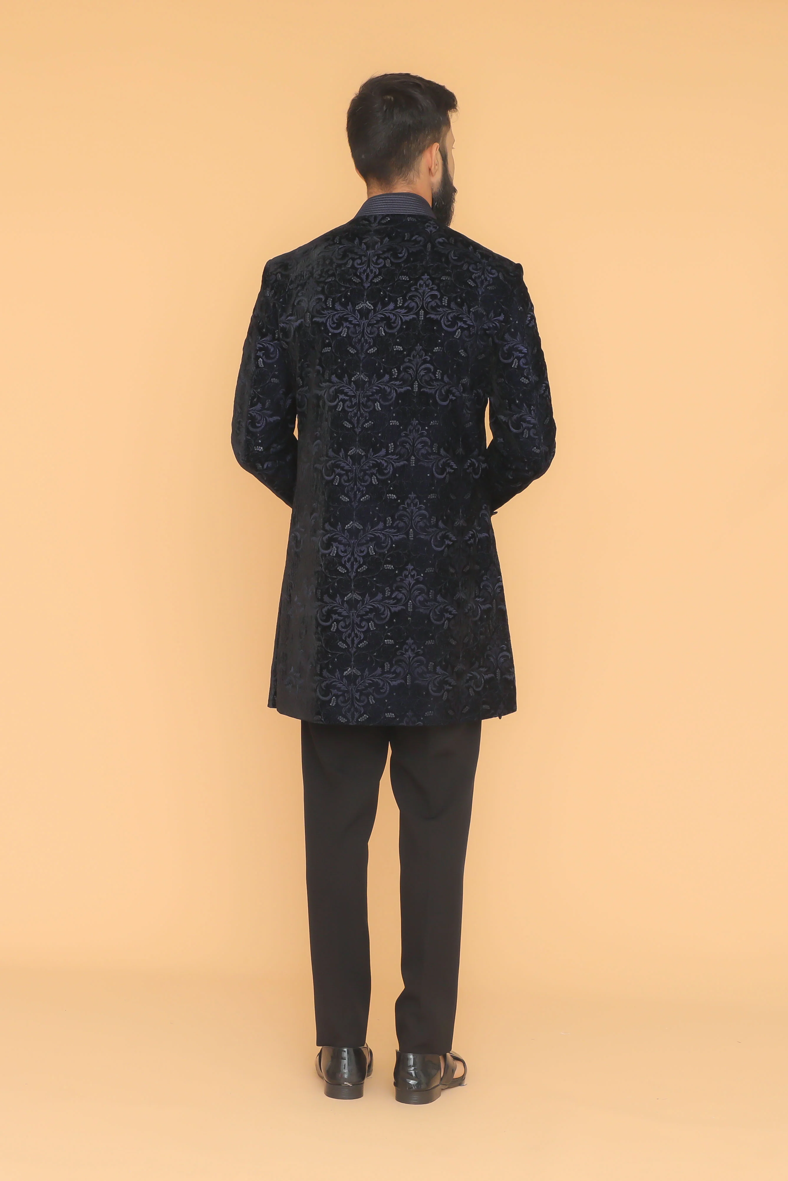 MLS VELVET INDO WESTERN 2 PCS