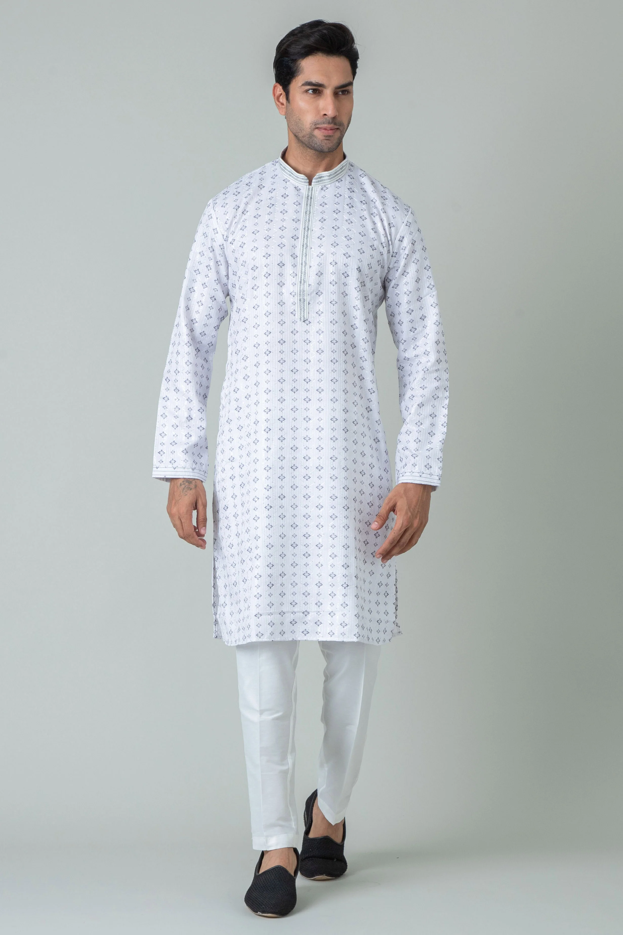 MLS PRINTED KURTA PAJAMA