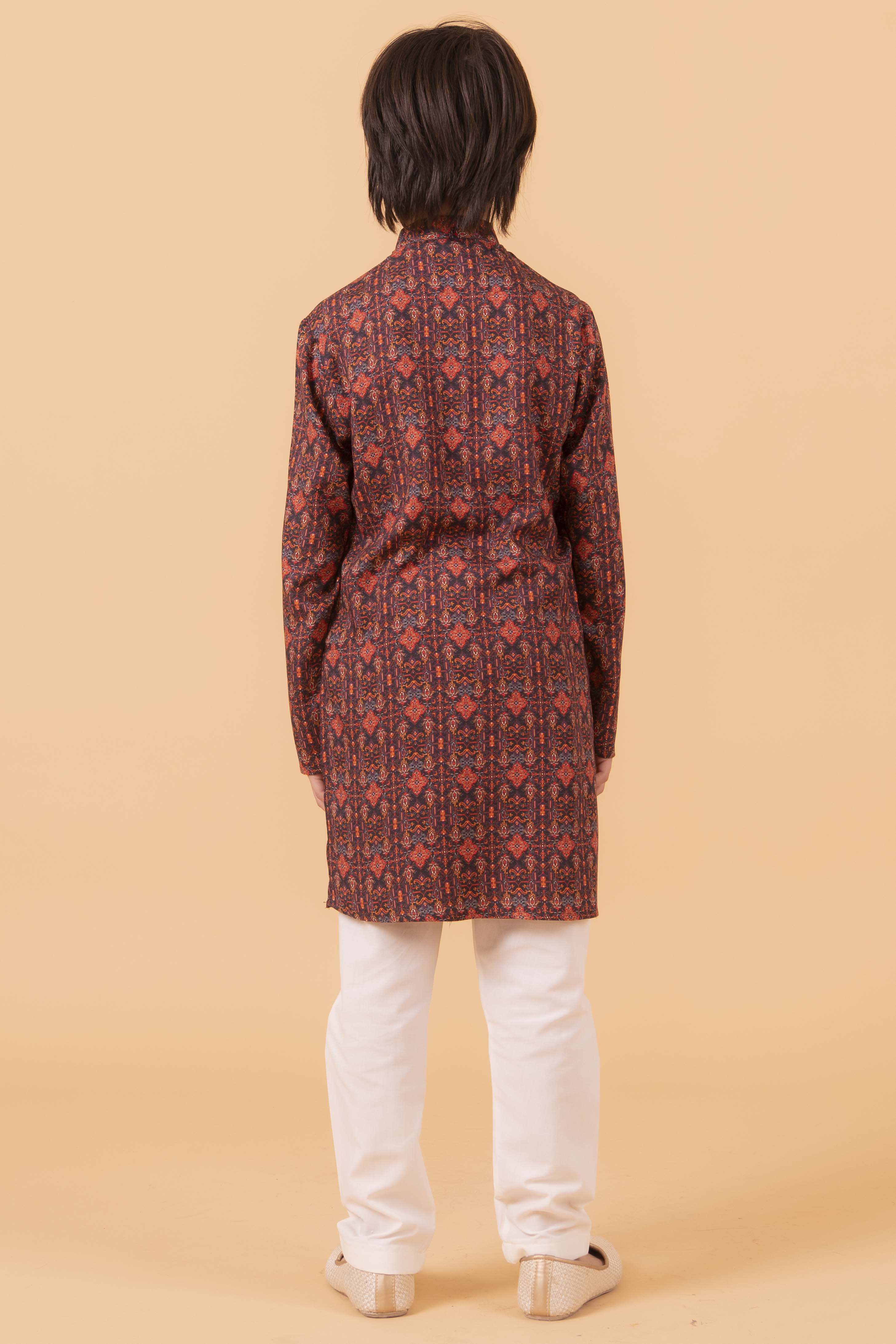 MLS KIDS KURTA PAJAMA PRINT