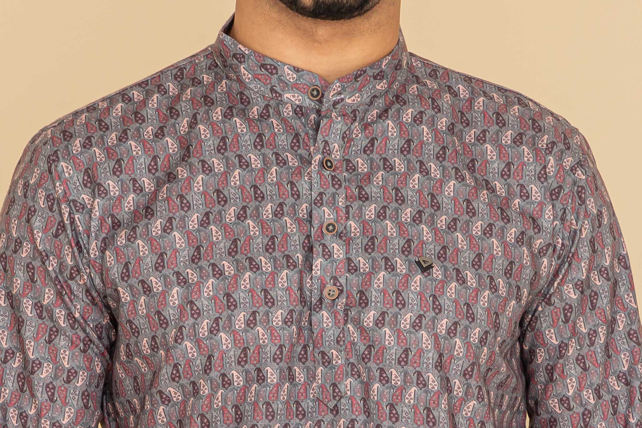 MLS SHORT KURTA FULL SLEEVES