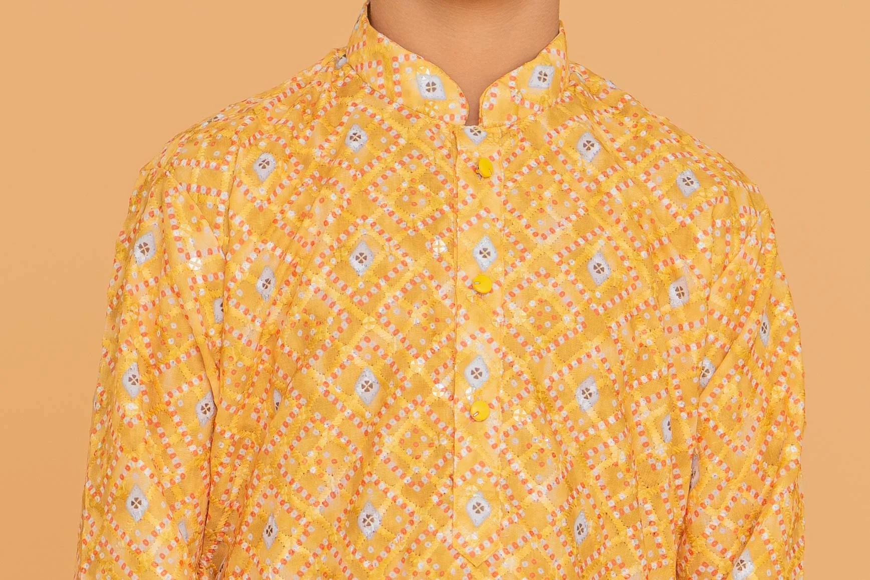 MLS KIDS PRINTED KURTA PAJAMA