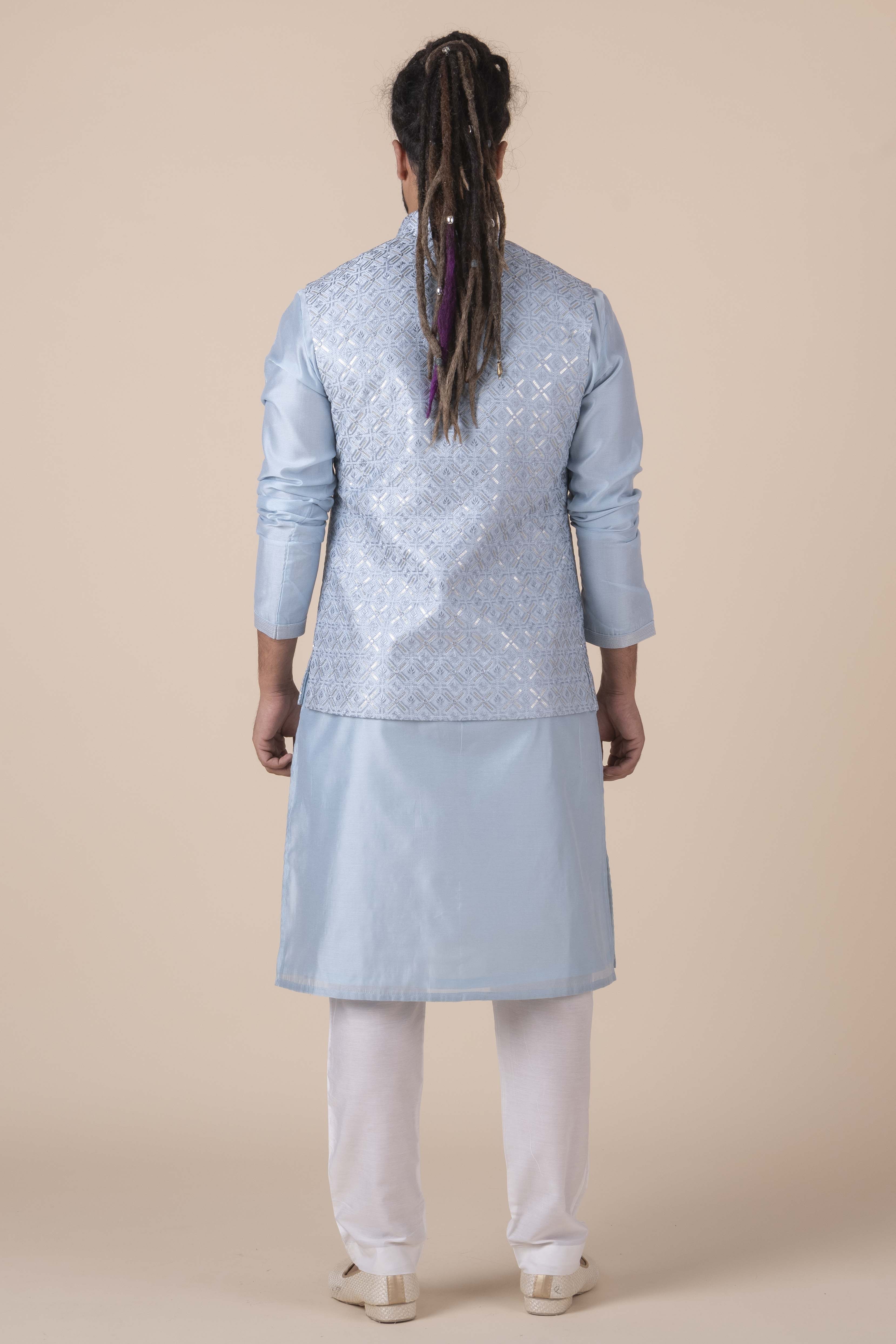 MLS KURTA JAWAHAR SET