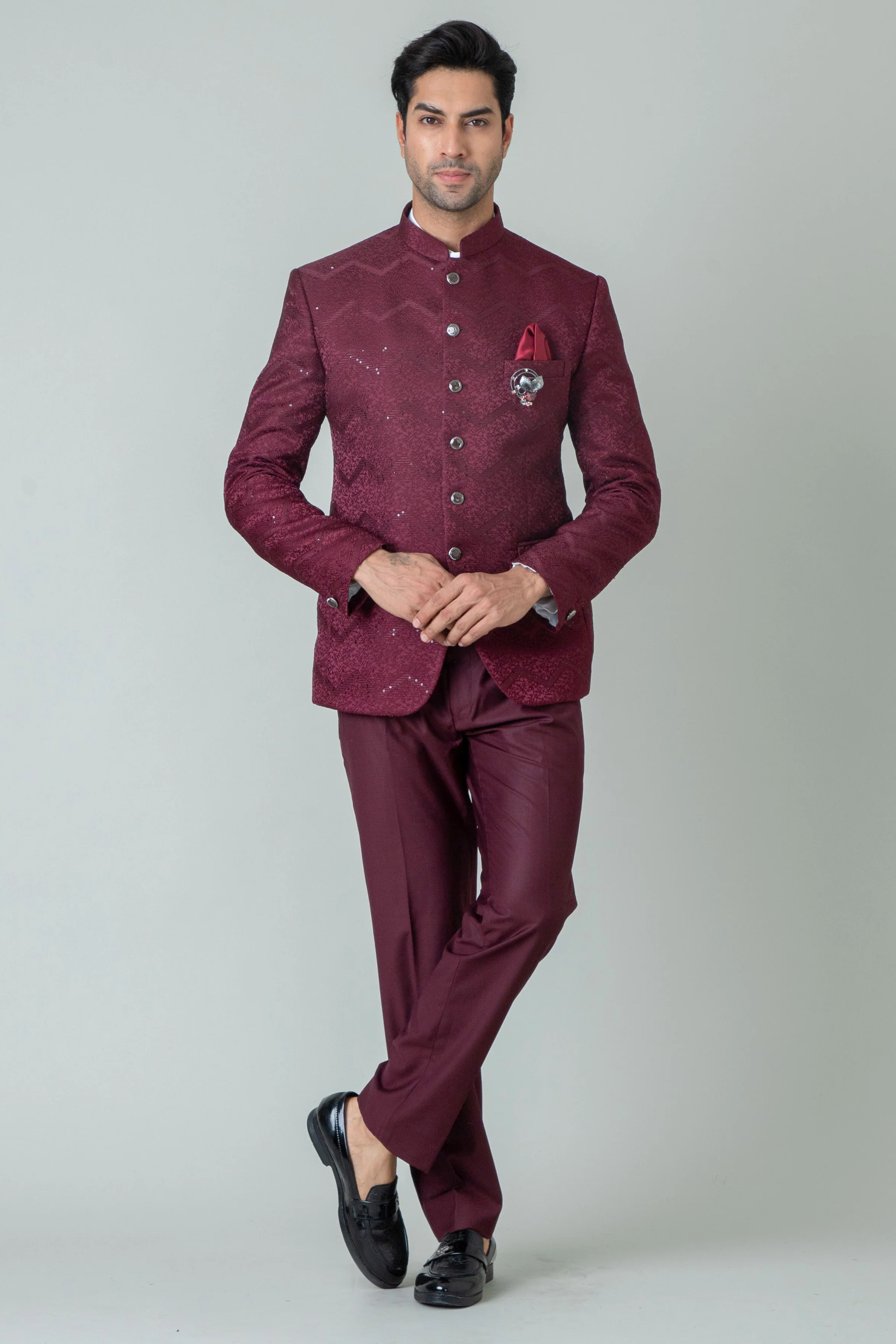 MLS PRINTED JODHPURI SUIT