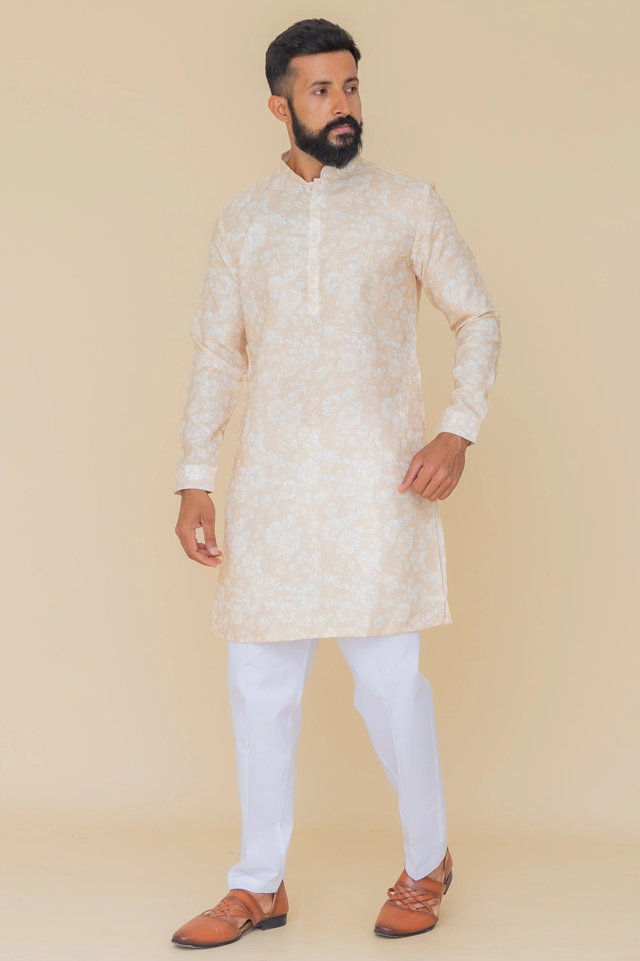 MLS PRINTED KURTA PAJAMA