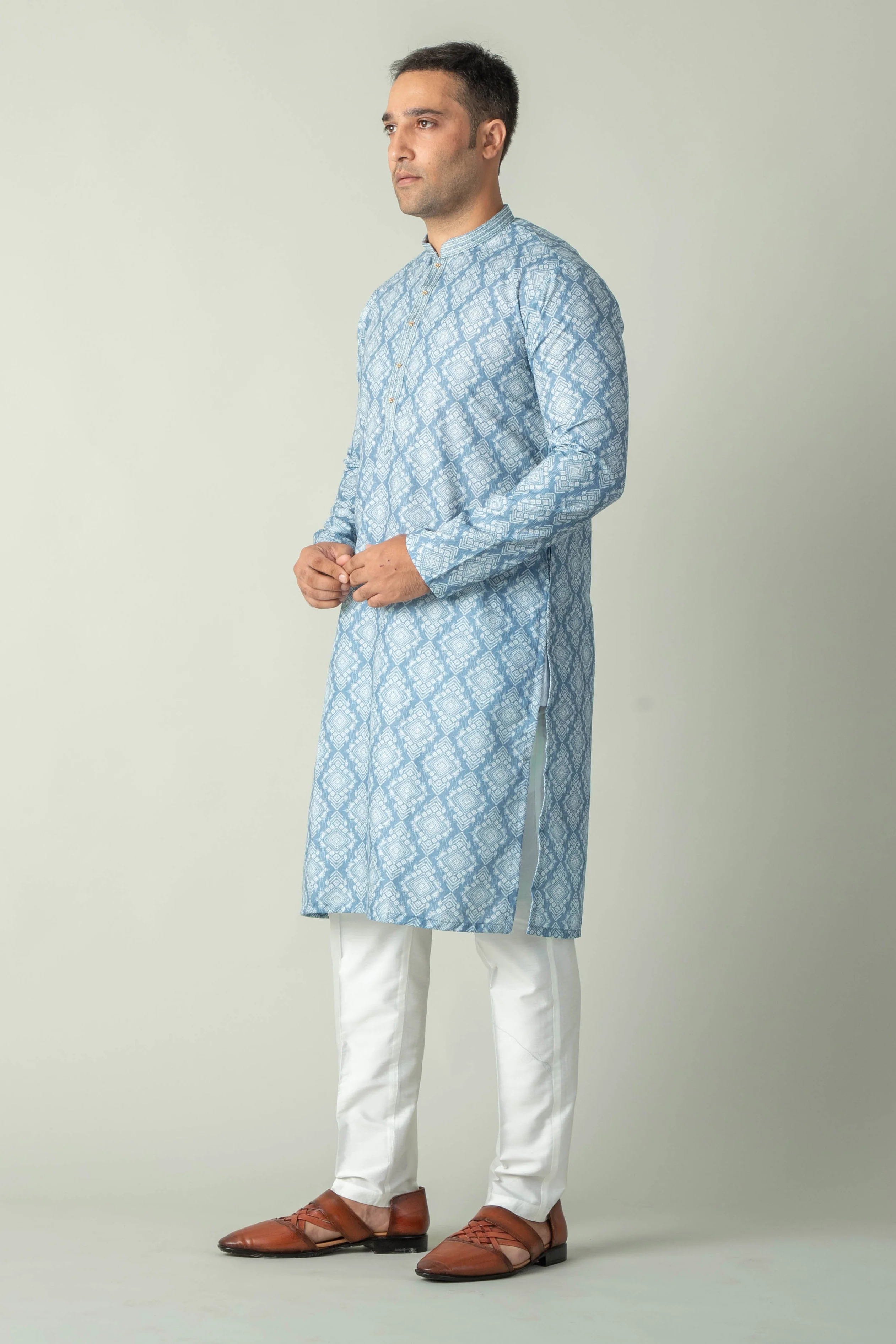 MLS PRINTED KURTA PAJAMA