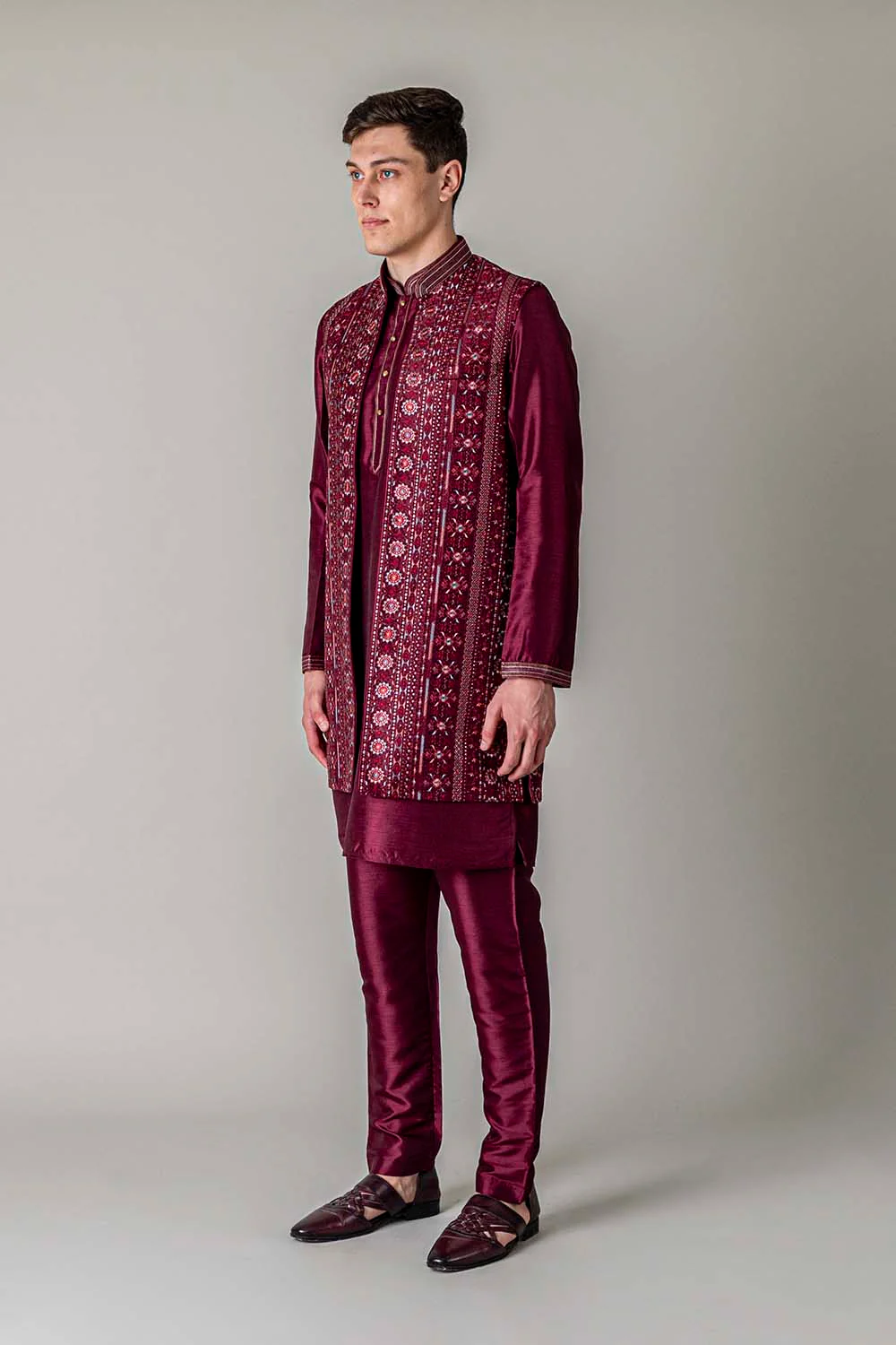 MLS KURTA JAWAHAR SET
